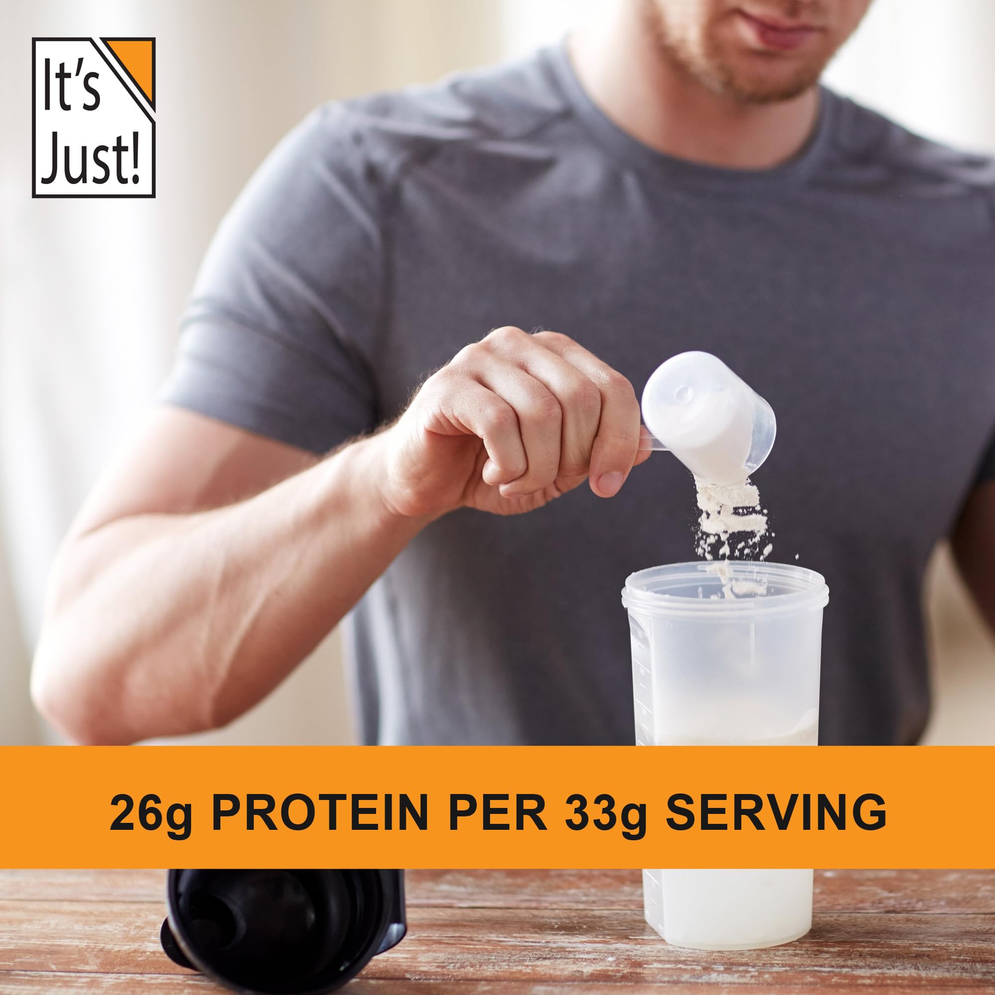 It's Just! - 100% Whey Protein Concentrate, Made in USA, Premium WPC-80, No Added It's Just! buy supplements canada