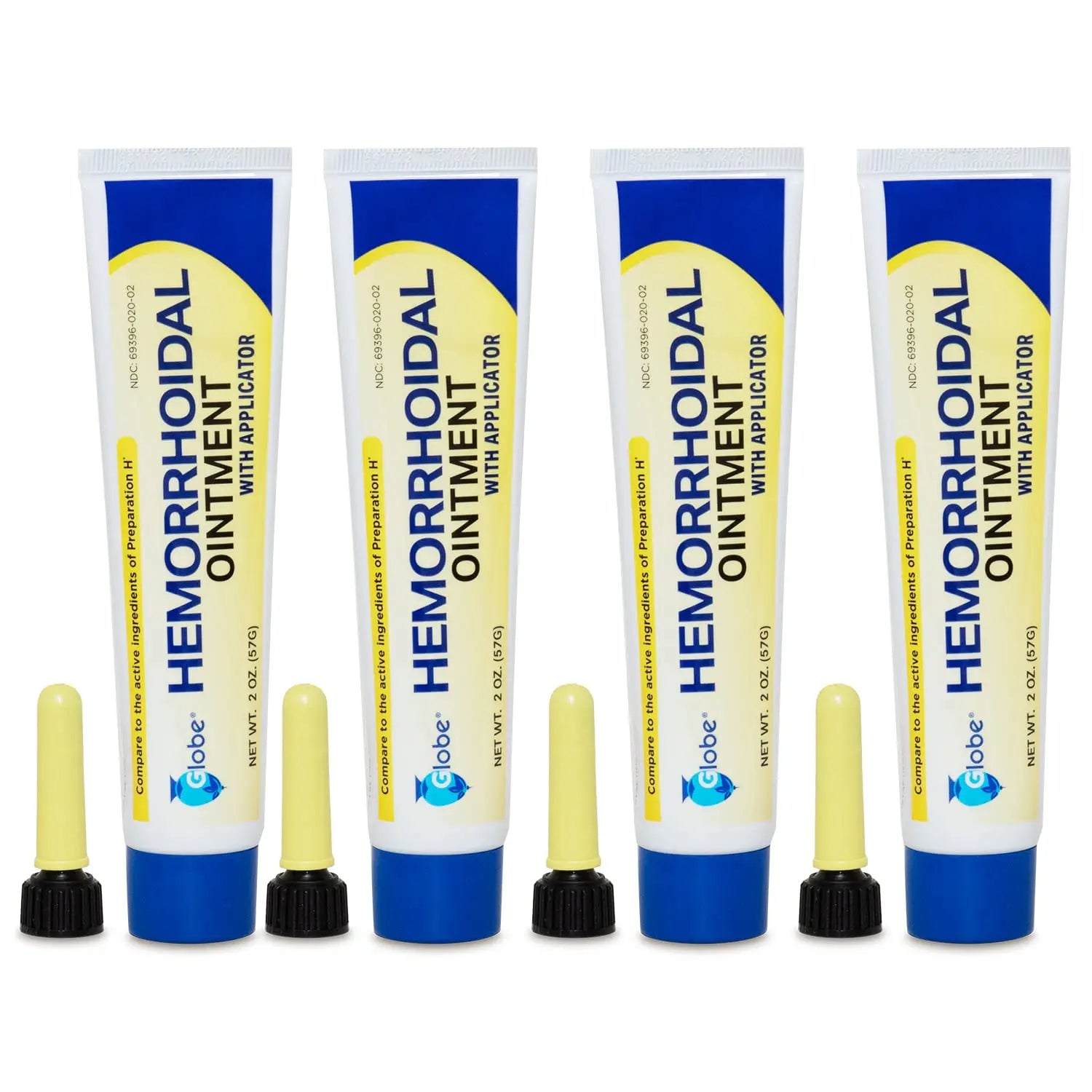 Globe Hemorrhoidal Ointment, Phenylephrine HCl, Petrolatum, Mineral Oil, Relief from Burning, Itching and Discomfort of Hemorrhoids, 2 Ounces (4 Pack) Globe buy supplements canada