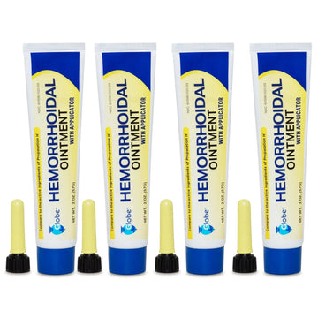 Globe Hemorrhoidal Ointment, Phenylephrine HCl, Petrolatum, Mineral Oil, Relief from Burning, Itching and Discomfort of Hemorrhoids, 2 Ounces (4 Pack) Globe buy supplements canada