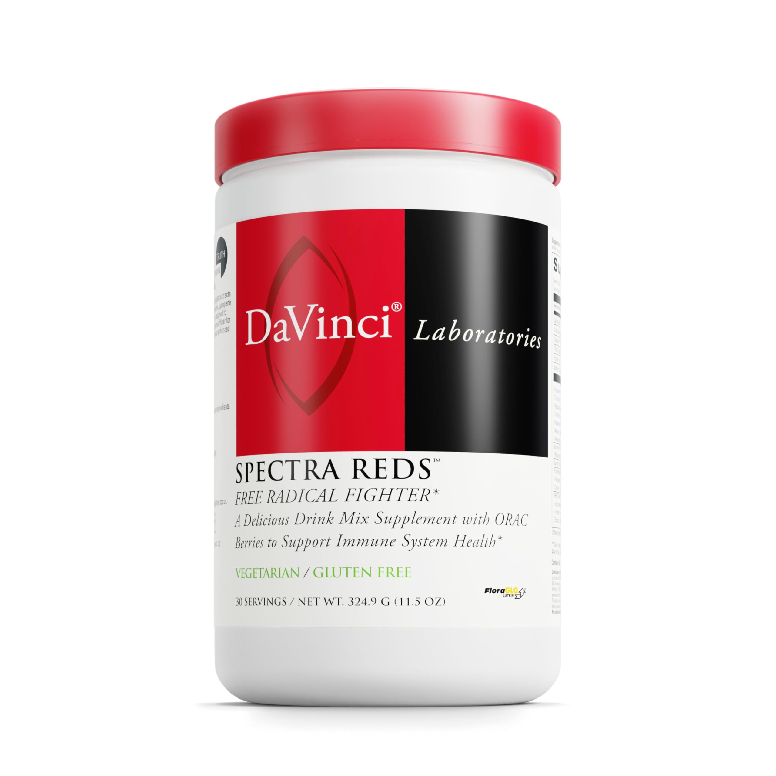 DAVINCI Labs Spectra Reds - Drink Mix Supplement for Antioxidant Health* - Immune & Liver Health Aid with Grape Seed Extract* - Powder Supplement Supports Eye & Heart Health* - 30 Servings (324.9 g) DAVINCI buy supplements canada