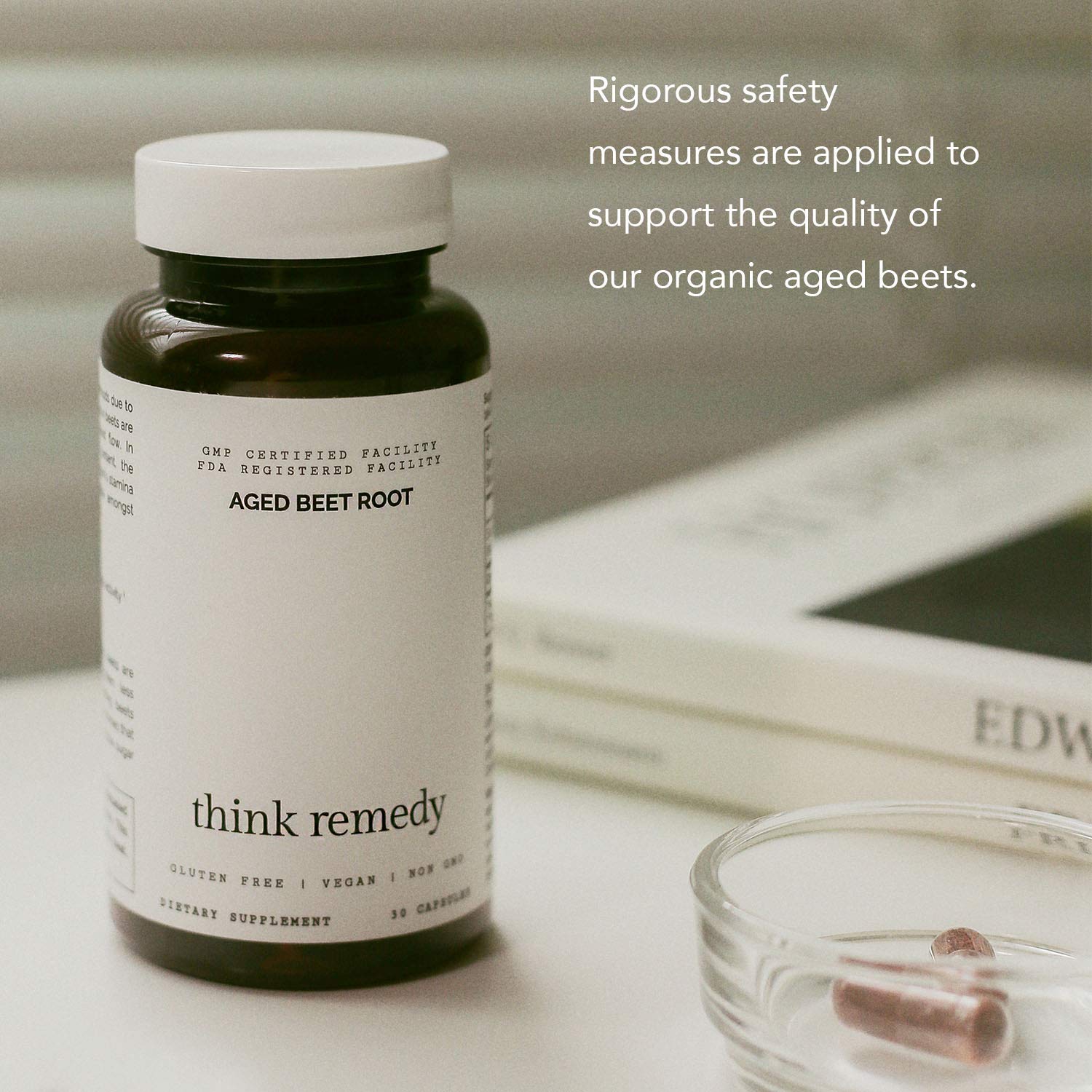 Think Remedy Aged Beet Root Capsules - Beet Pills for Stamina - Organic Beet Root Powder Think Remedy buy supplements canada