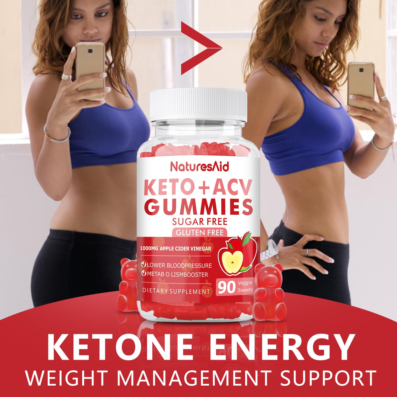 90 CT Keto Acv Gummies for Advanced Weight Loss & Belly Fat Burn - Pro Active Super Natures Aid buy supplements canada