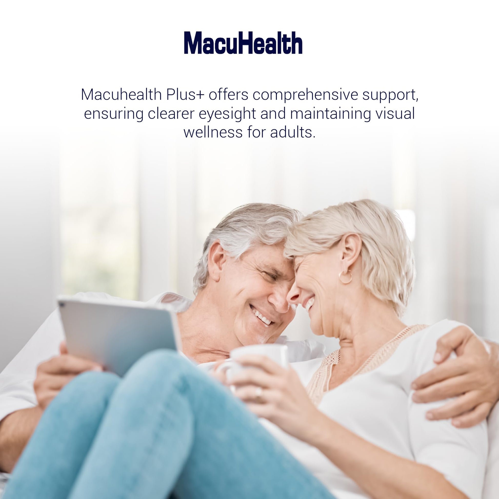 Macuhealth Plus+ Eye Vitamins Supplement for Adults - 90 Day Supply with Lutein, Zeaxanthin, and Meso-Zeaxanthin - Unflavored, Vitamin for Eyes Macuhealth buy supplements canada