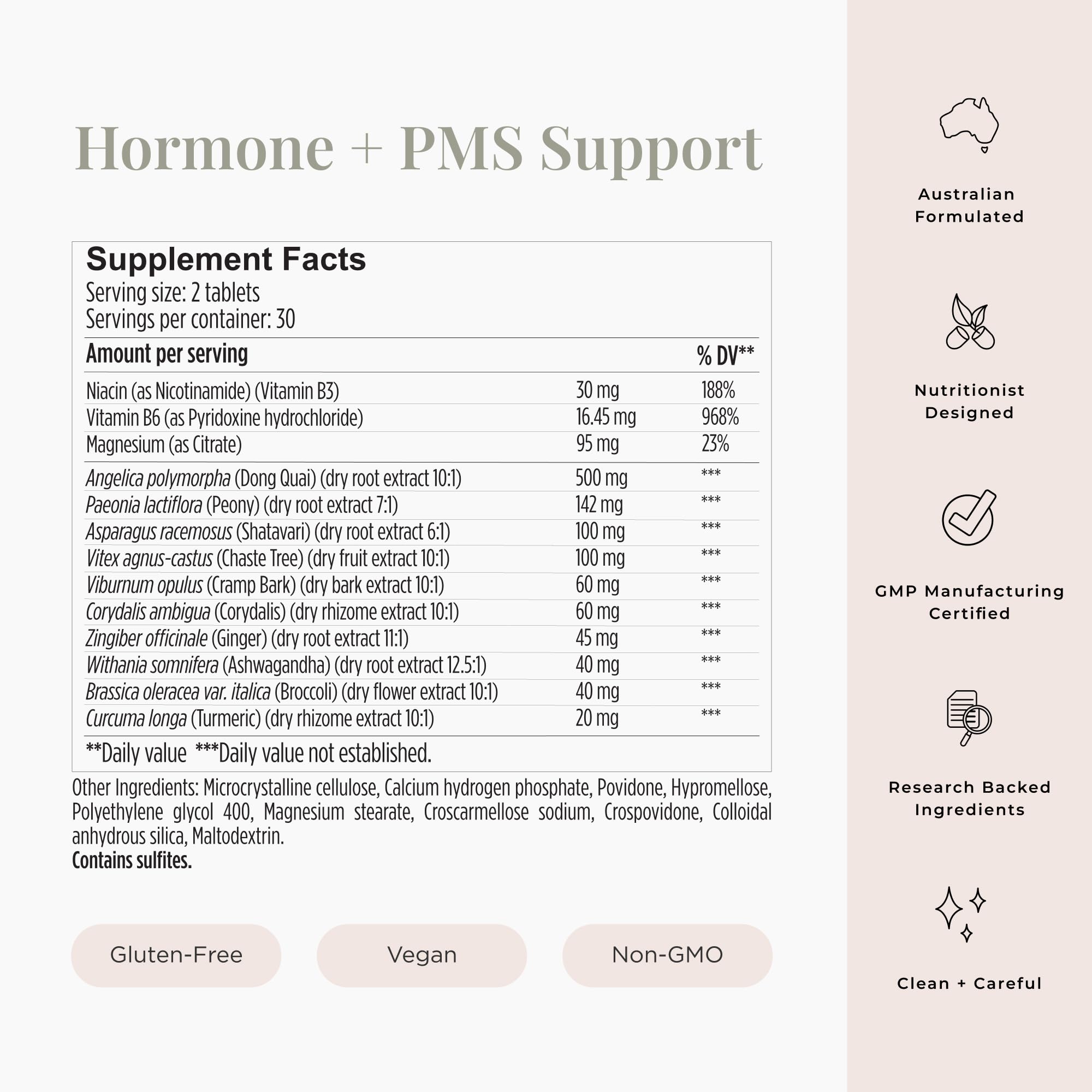 JSHealth Vitamins Hormone Balance for Women and PMS Support Supplement - Premenstrual Symptom Relief with Vitamins B3, B6 & Magnesium (60) JSHealth buy supplements canada