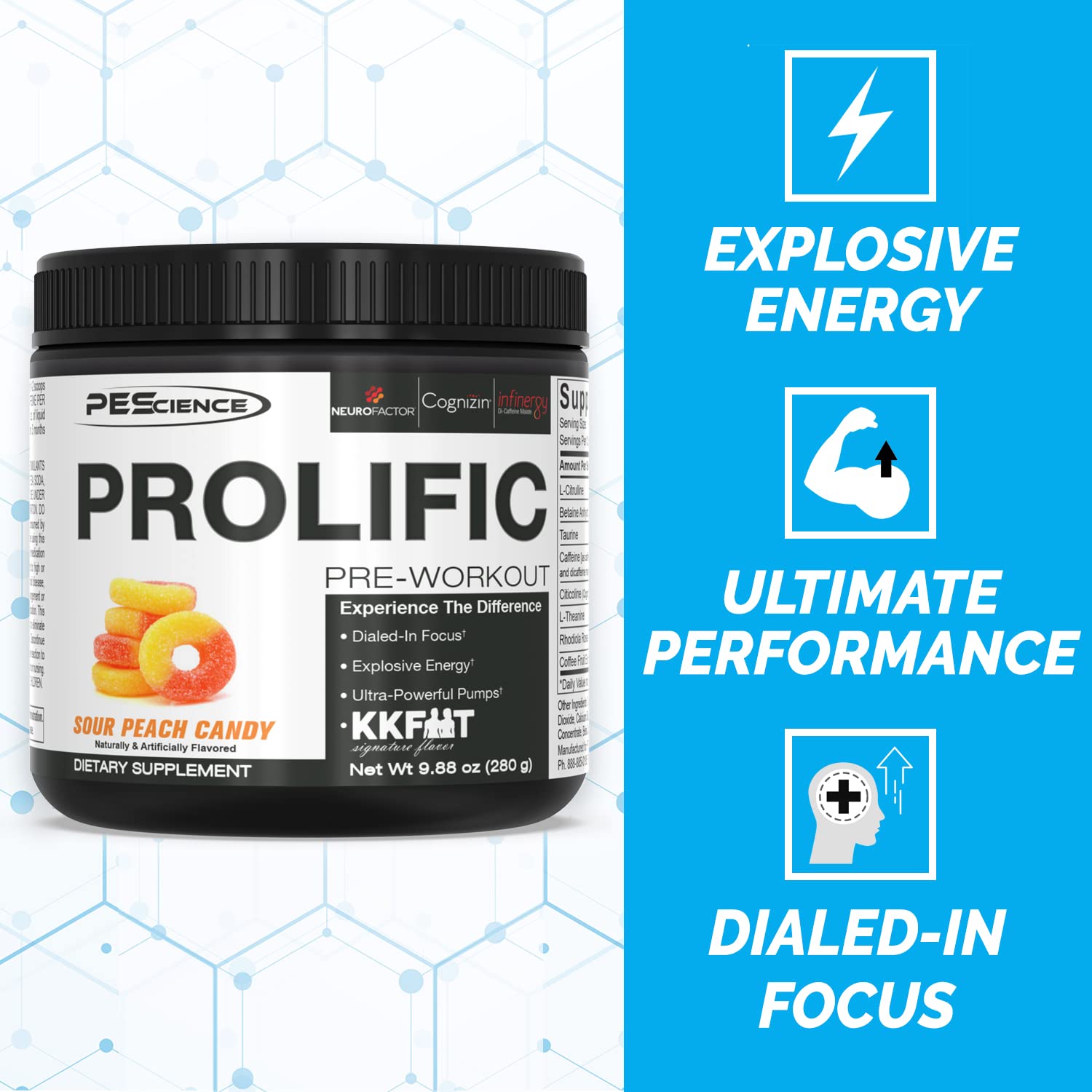 PEScience High Volume + Prolific Pre-Workout Stack, Powerful Nitric Oxide & Energy PEScience buy supplements canada