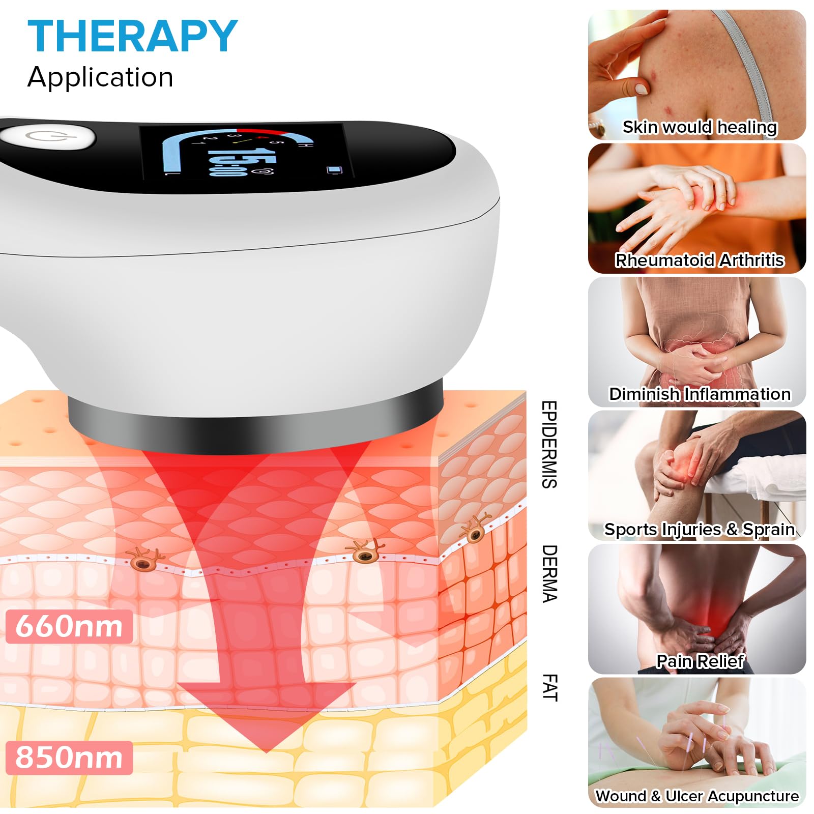 yofalo Cold Laser Human/Vet Device with LED Display Targets Joint and Muscles Directly yofalo buy supplements canada