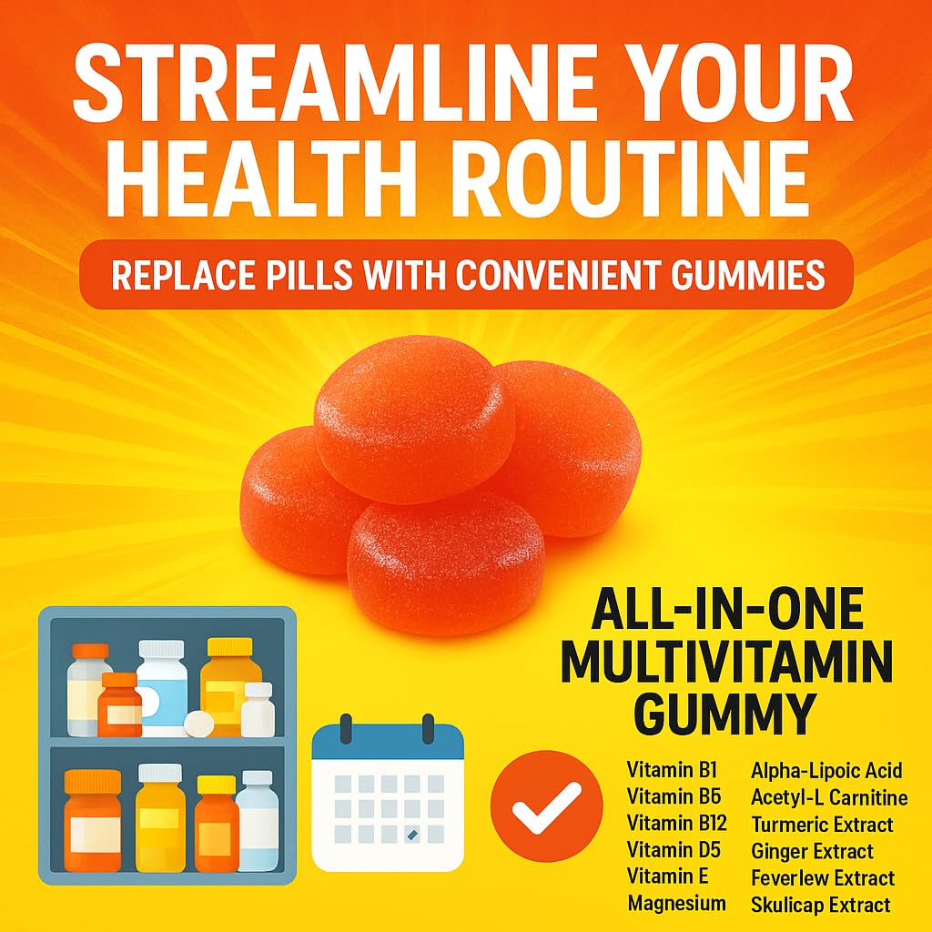 Sugar Free Neuropathy Support Gummies for Nerve – Enhanced Nerve Health, Regeneration, Cognitive Support with Vitamin B1, B6, B12, Magnesium, ALA, Turmeric, CoQ10 & More NutraPerfecto buy supplements canada