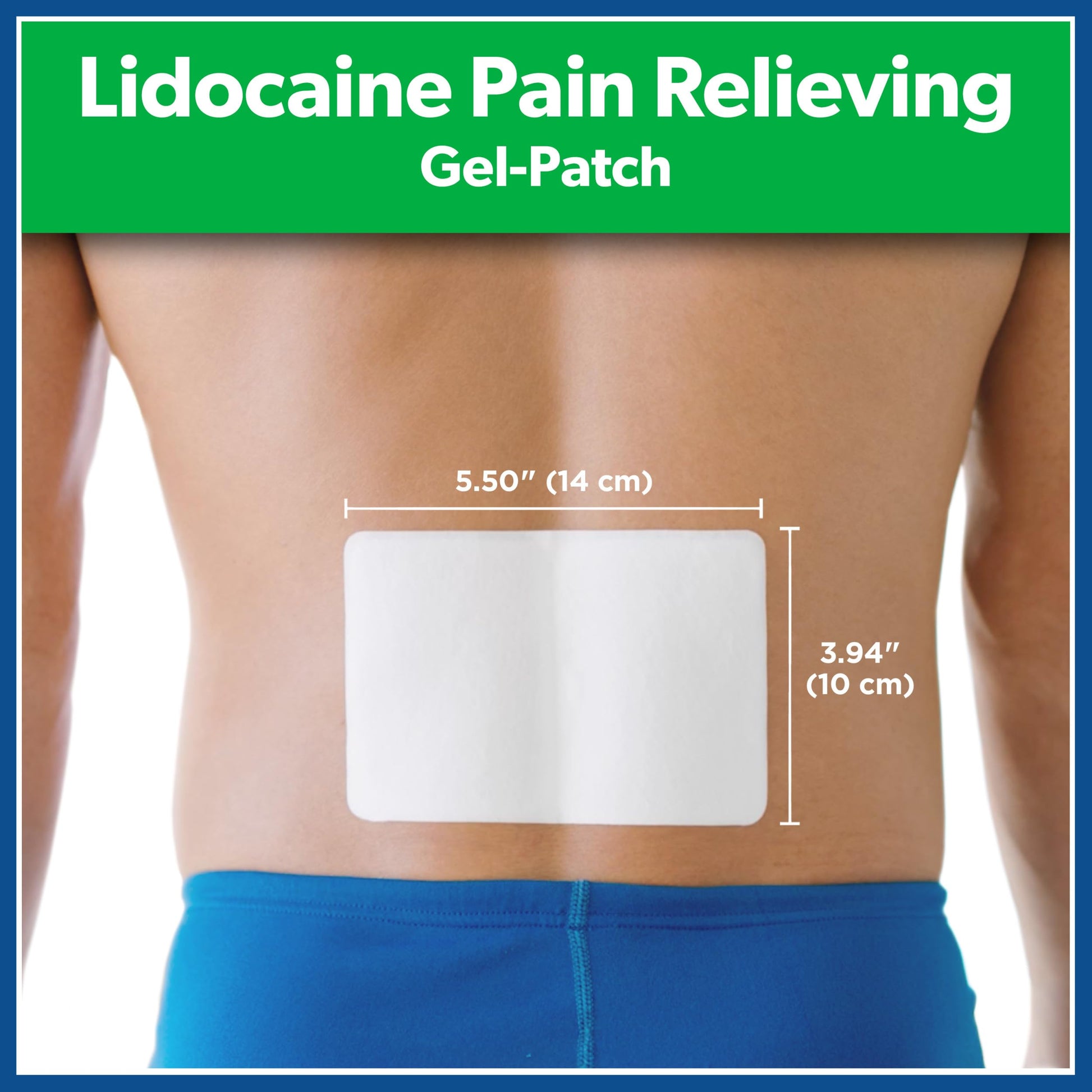 Salonpas Lidocaine 4% Pain Relieving Gel-Patch, 6 Count, for Back, Neck, Shoulder, Knee & Elbow Pain Salonpas buy supplements canada
