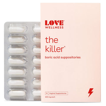 Love Wellness Boric Acid Suppositories for Women, The Killer | Vaginal Supp Love Wellness buy supplements canada