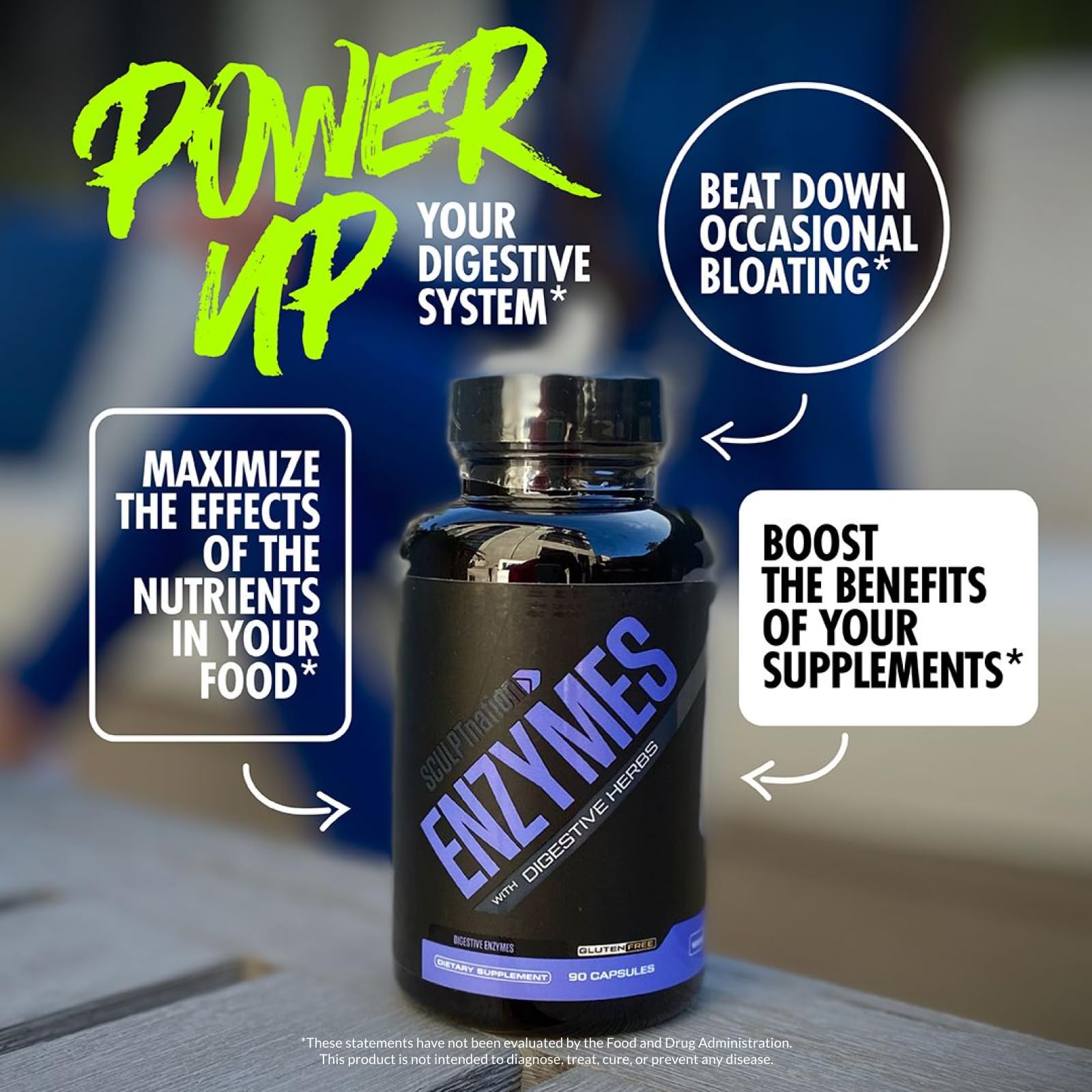 Sculpt Nation by V Shred Digestive Enzymes - Multi Enzyme for Digestion and Gut Health Sculpt Nation buy supplements canada