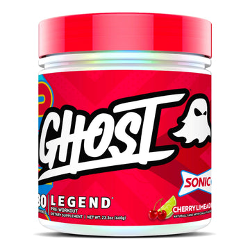 GHOST Legend Pre Workout Powder, Sonic Cherry Limeade - 30 Servings – Pre-Workout for Men & Women with Choline, L-Citrulline, GHOST buy supplements canada