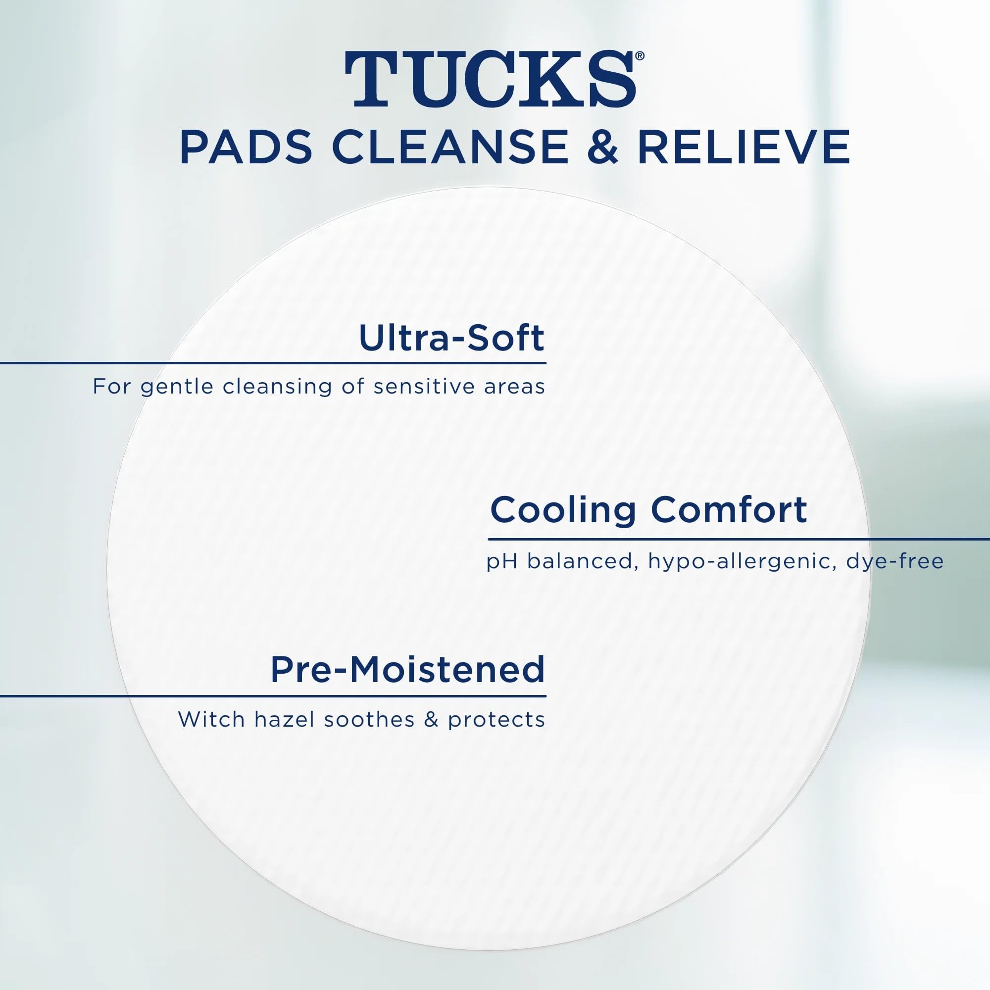 TUCKS Medicated Cooling Pads, 200 Count - Witch Hazel Pads for Sensitive Areas, Cleanse and Protect from Irritation TUCKS buy supplements canada