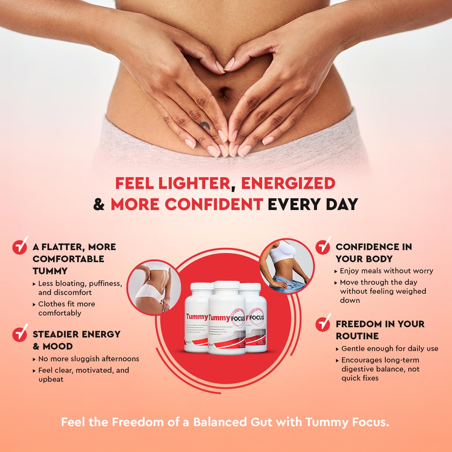 JJ Smith Tummy Focus – Digestive Cleanse Supplement with Ozonated Oxygenated Magnesium – Supports Digestion, Regularity, Bloating, Gut Balance, Nutrient Absorption, Energy & a Flatter Belly Health Focused buy supplements canada