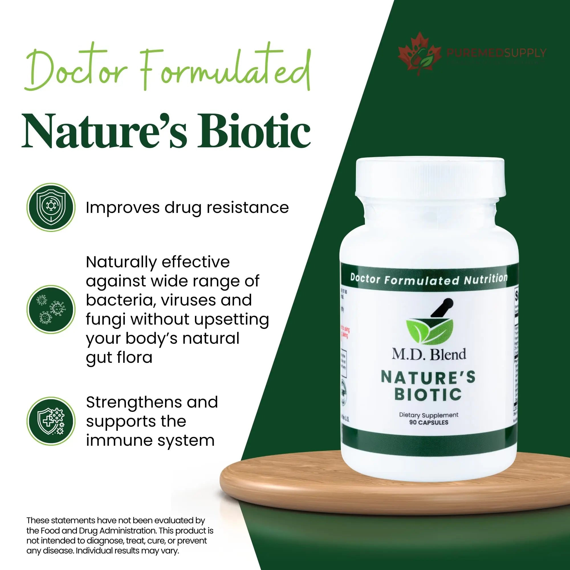 M.D. Blend Nature’s Biotic & Allergy Expert Bundle for Immune Support, Seasonal Allergy Relief, Respiratory Wellness, Quercetin and Bromelain, NAC Nettle Root Vitamins & Minerals Plant-Based Capsules M.D. Blend buy supplements canada