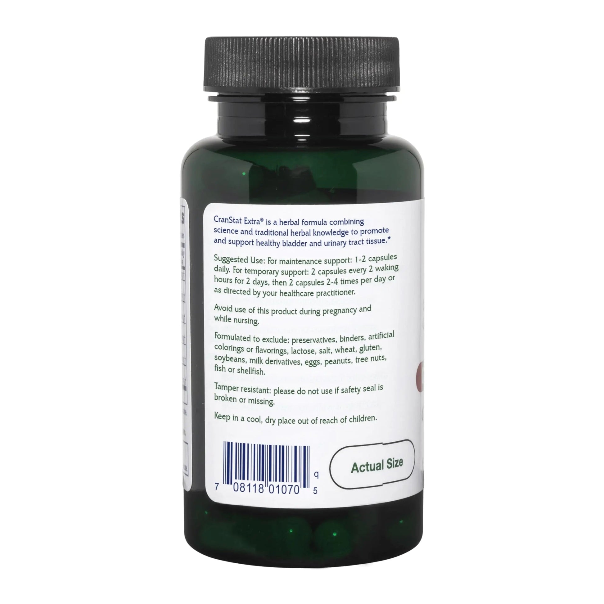Vitanica Cranstat Extra, Urinary Tract Support, Vegan, 60 Capsules Vitanica buy supplements canada