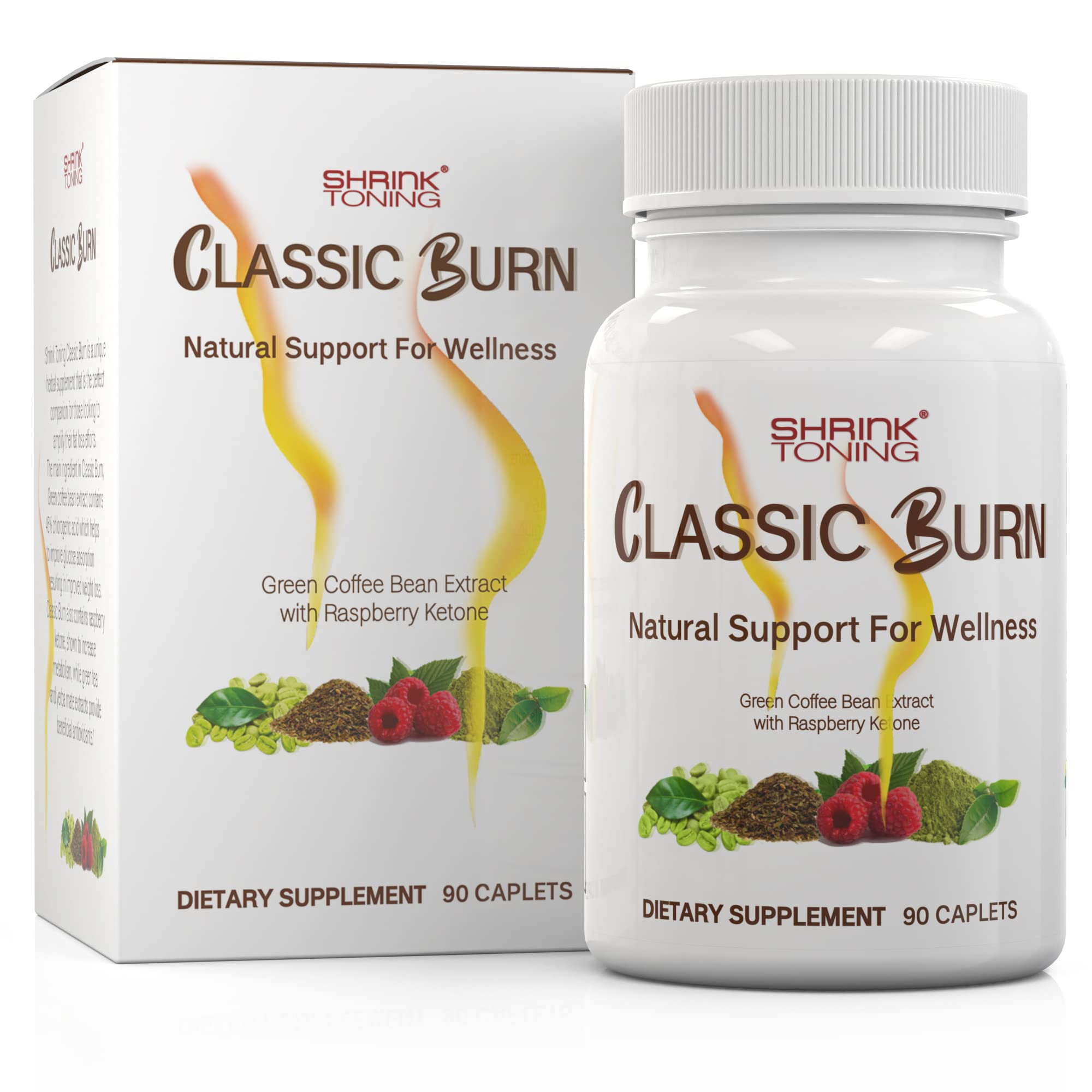 shrink Classic Burn - Pure Green Coffee Bean Extract and Raspberry Ketones with 45% shrink buy supplements canada