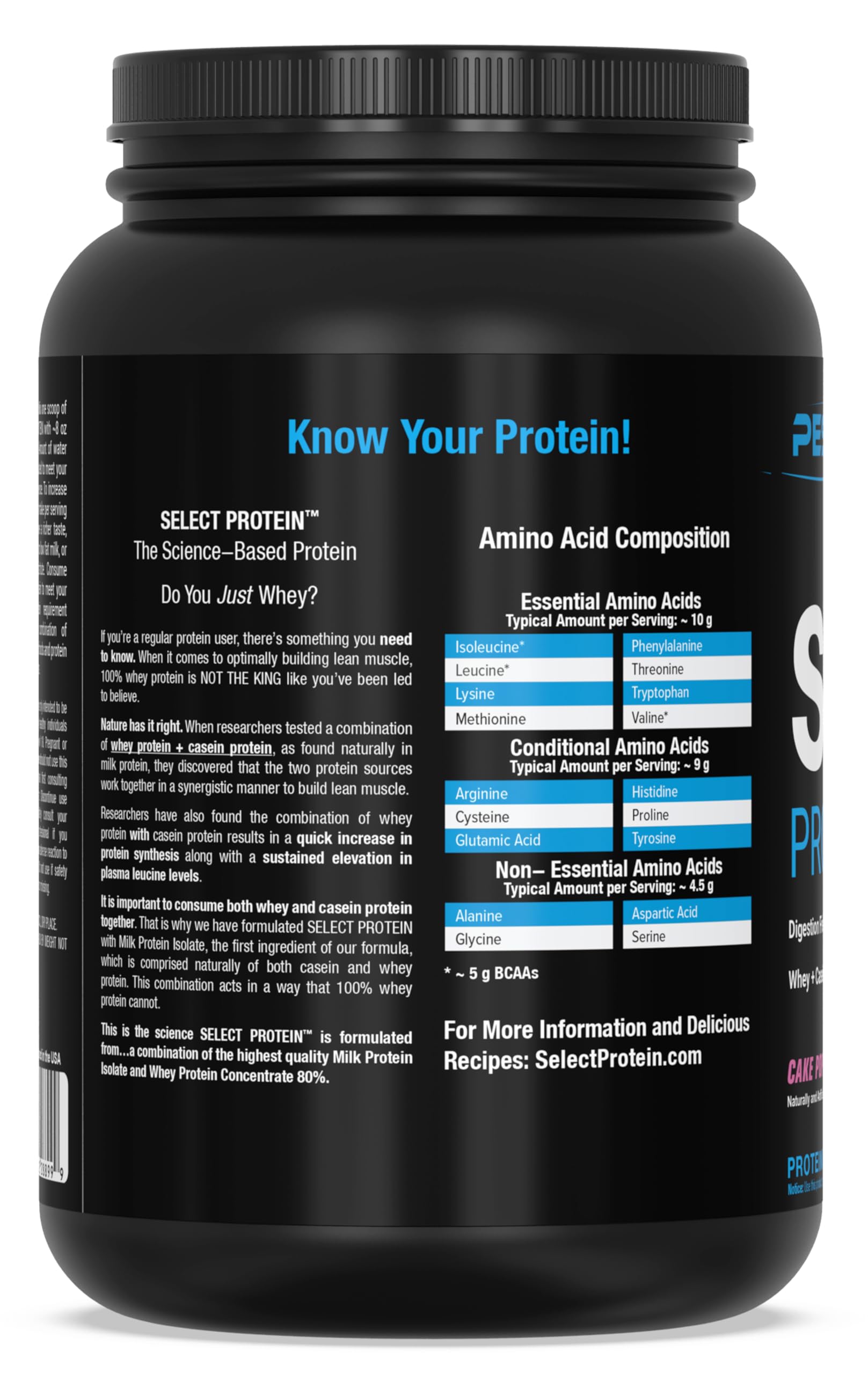 PEScience Select Low Carb Protein Powder, Cake Pop, 27 Serving, Keto Friendly PEScience buy supplements canada
