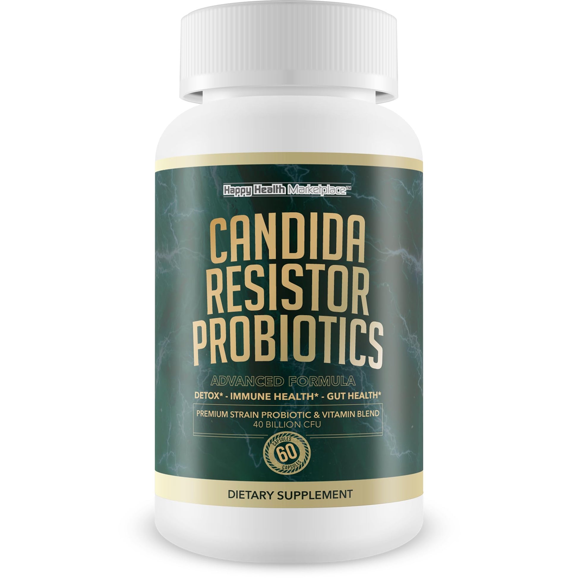 Candida Resistor Probiotics - Our Best Candida Support Capsules - Our Pills for Candida Happy Health Marketplace buy supplements canada