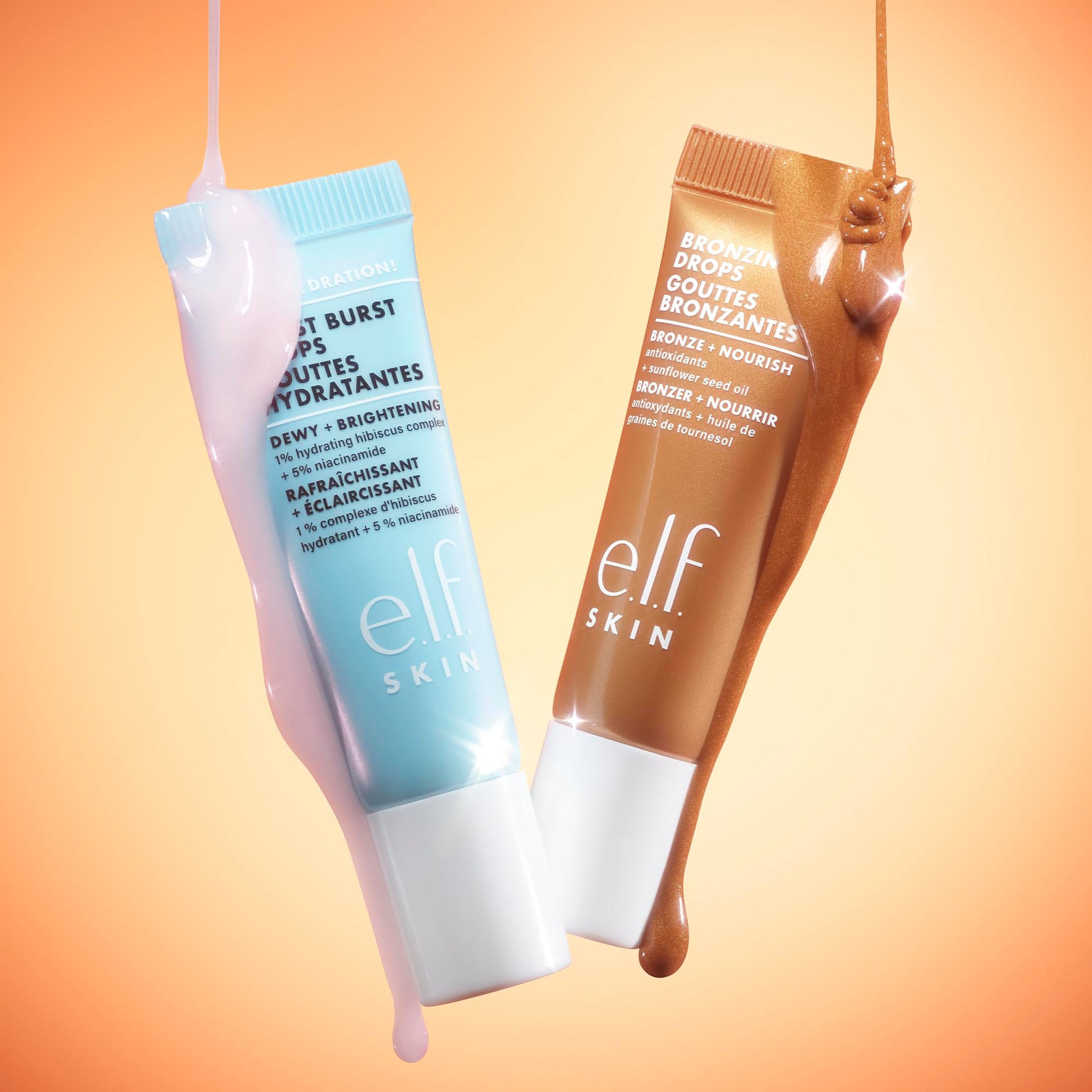 e.l.f. SKIN The Hottest Drops Duo, Holy Hydration! Thirst Burst & Bronzing Skincare Set, For A Dewy, Sun-Kissed Look, Vegan & Cruelty-Free e.l.f. buy supplements canada
