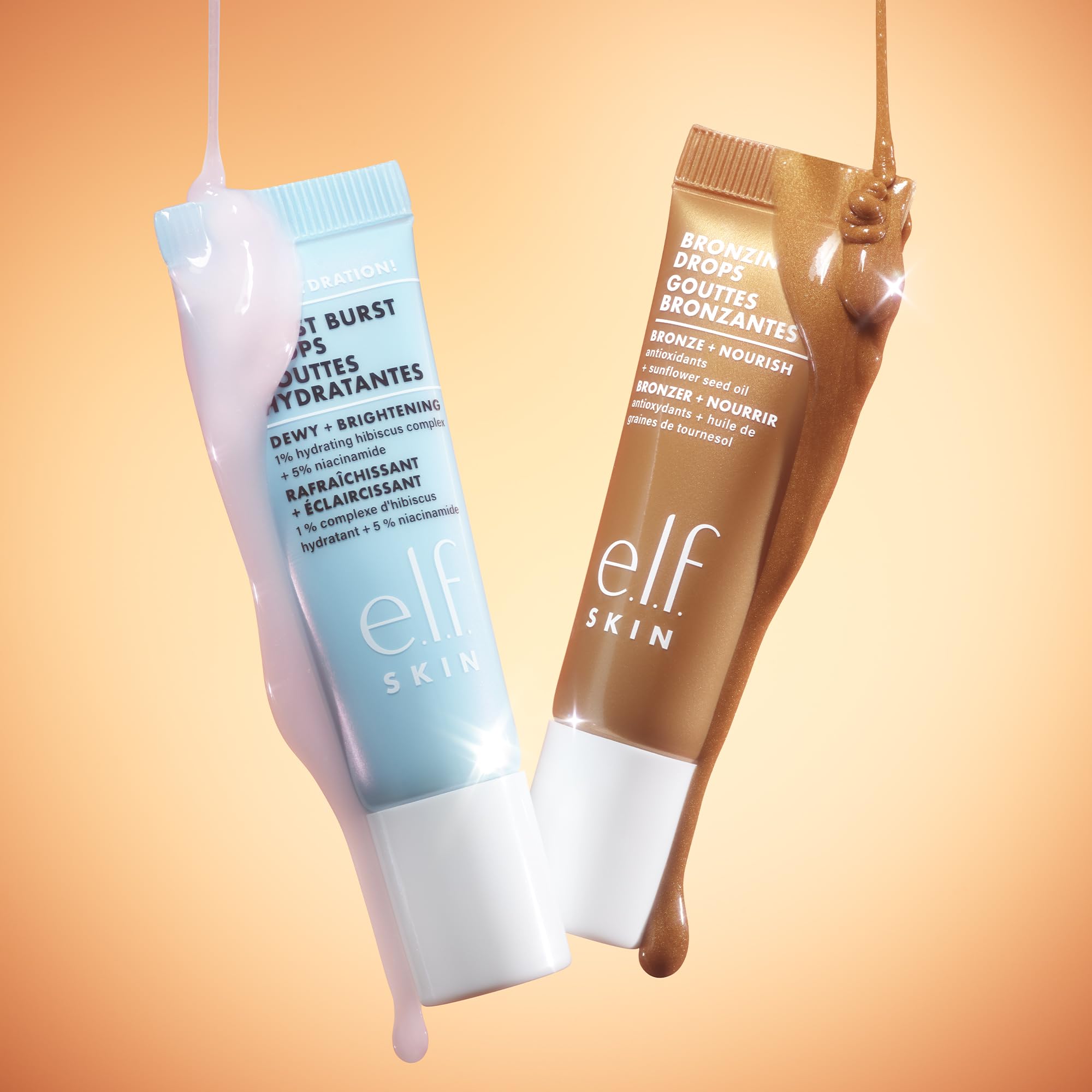e.l.f. SKIN The Hottest Drops Duo, Holy Hydration! Thirst Burst & Bronzing Skincare Set, For A Dewy, Sun-Kissed Look, Vegan & Cruelty-Free e.l.f. buy supplements canada