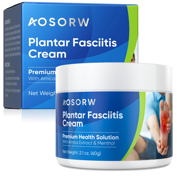 AOSORW Plantar Fasciitis Relief Cream - Natural Herbal Formula for Foot, Heel Spur, Ankle, Leg & Hand Discomfort - Premium Health Care Products - 60g (Pack of 1) AOSORW buy supplements canada