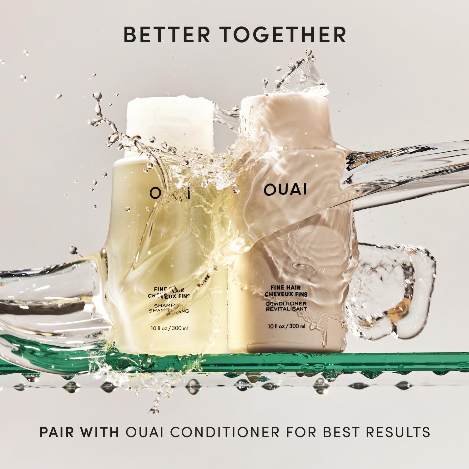 OUAI Fine Hair Shampoo Refill - Volumizing Shampoo for Fine Strands - Made with Biotin, Keratin & Chia Seed Oil - Strengthens, Nourishes & Thickens - Color-Safe & Sulfate Free Hair Care (32 Fl oz) OUAI buy supplements canada