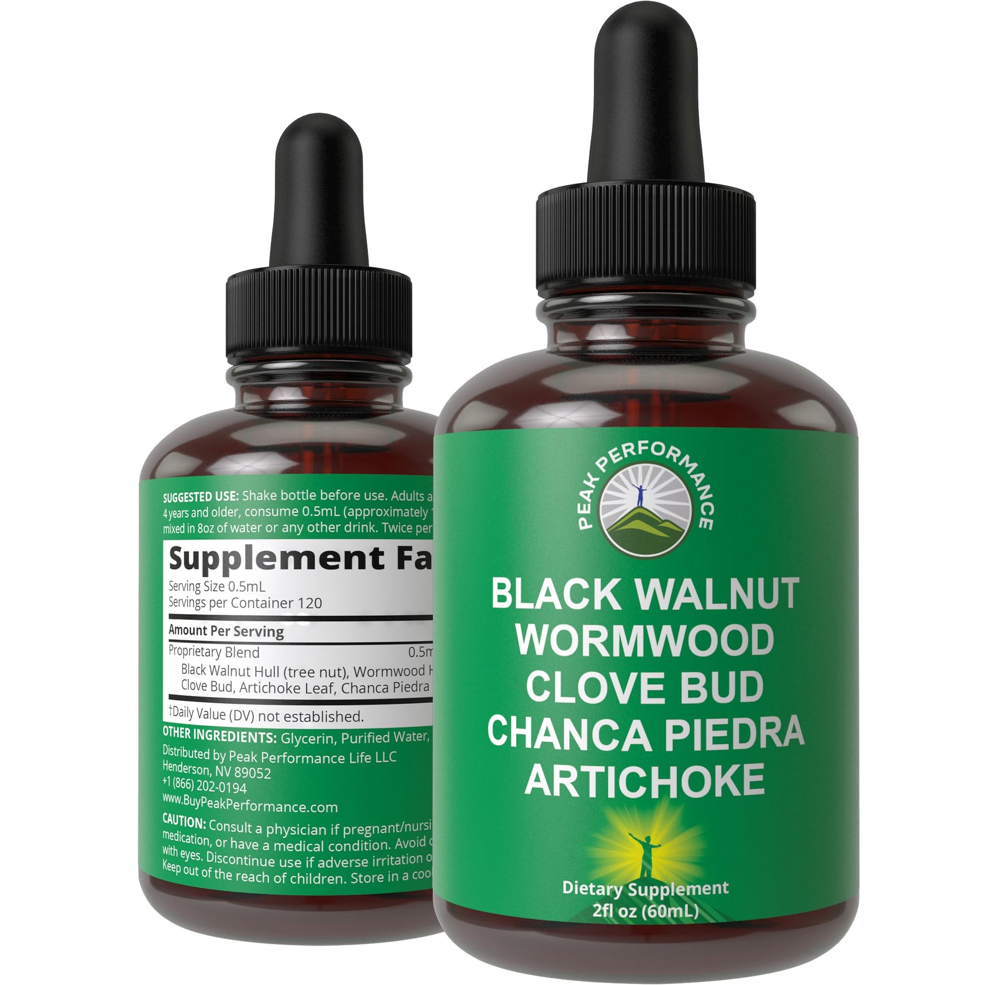 Wormwood Black Walnut Clove Cleanse for Humans. Elimination Detox + Intestinal Support Liquid Tincture Supplement for Adults and Kids. with Artichoke and Chanca Piedra for Additional Benefits Peak Performance buy supplements canada