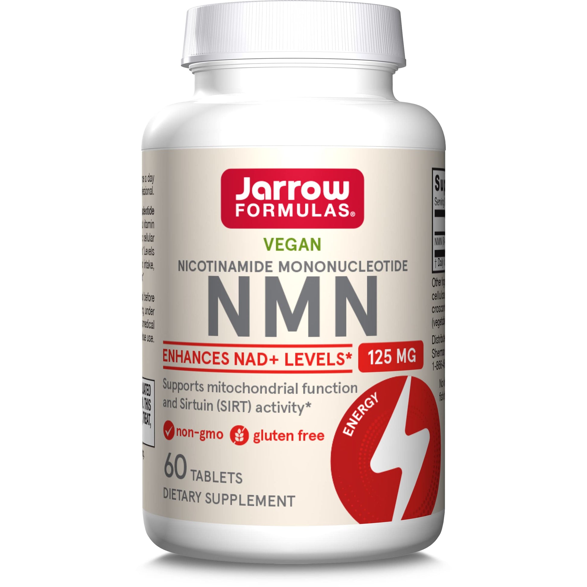 Jarrow Formulas Nicotinamide Mononucleotide (NMN) - 60 Tablets - Supports Energy Production - Dietary Supplement - Vegan, Gluten Free, Non-GMO - 60 Servings (Packaging May Vary) Jarrow Formulas buy supplements canada