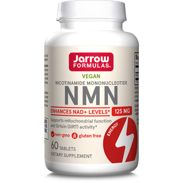 Jarrow Formulas Nicotinamide Mononucleotide (NMN) - 60 Tablets - Supports Energy Production - Dietary Supplement - Vegan, Gluten Free, Non-GMO - 60 Servings (Packaging May Vary) Jarrow Formulas buy supplements canada