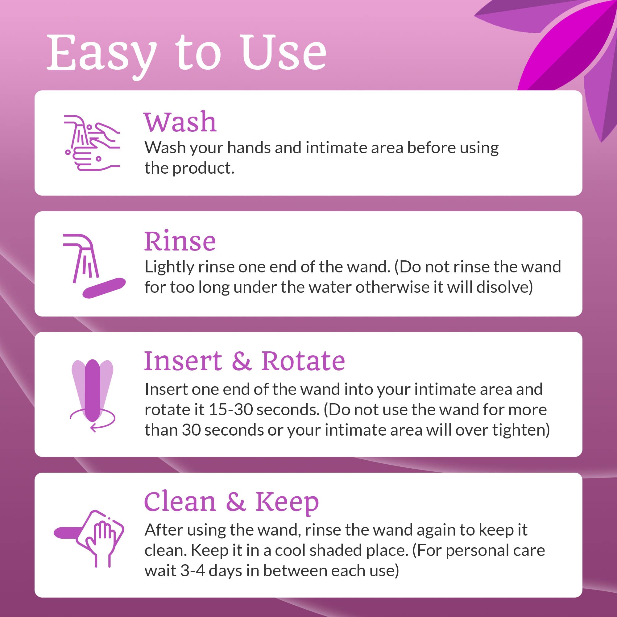 Wonder Co. - Wonder Wand, Upgraded Feminine Care Support, Fast-Acting Wand Essential WONDER CO. buy supplements canada