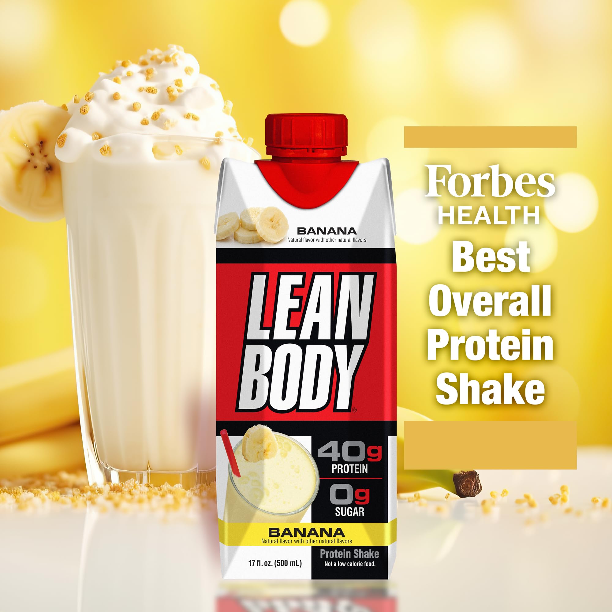Lean Body Ready-to-Drink Banana Protein Shake, 40g Protein, Whey Blend, 0 Sugar Labrada buy supplements canada