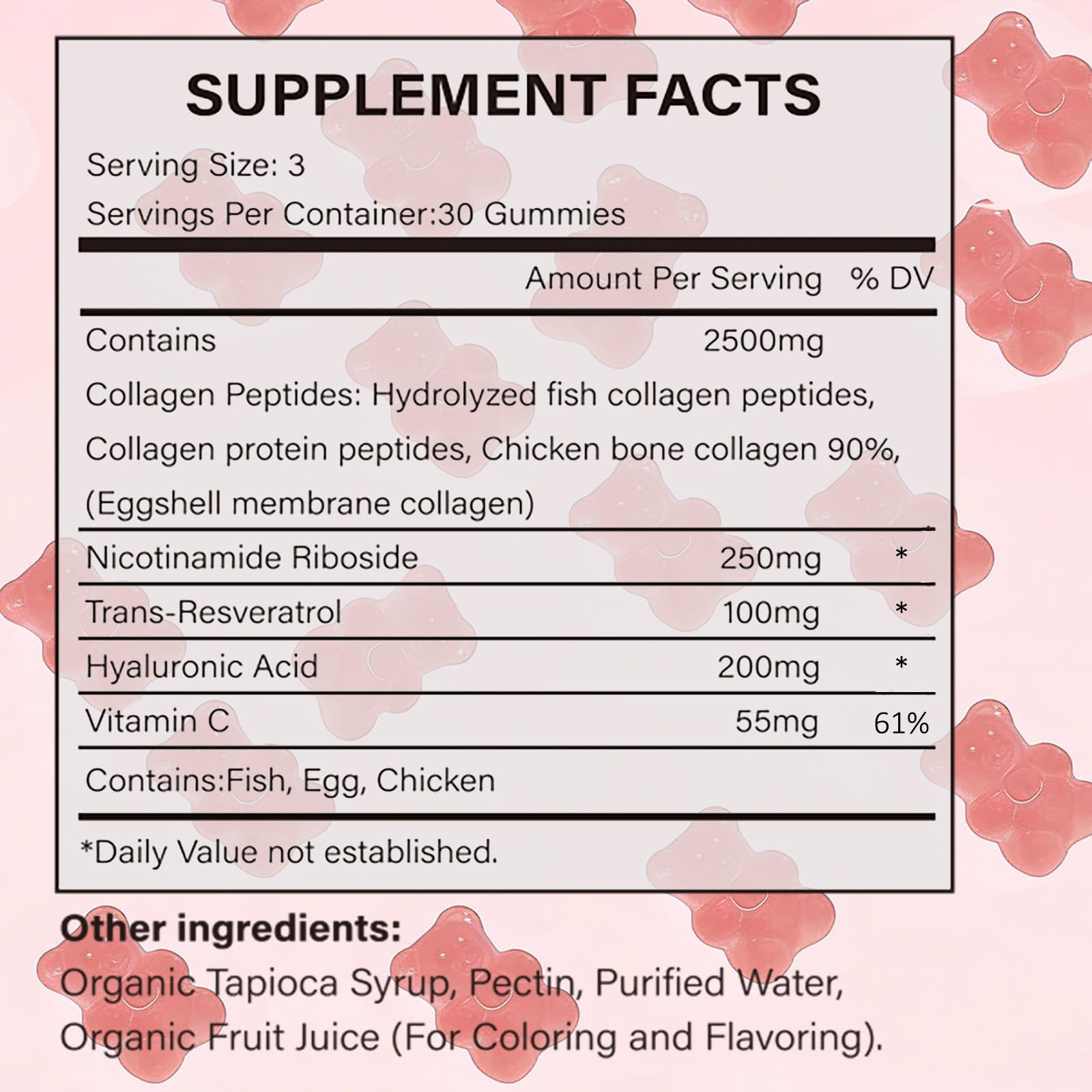 PBZPBZ Glow Collagen Gummies with Hyaluronic Acid & Resveratrol | Gentle Support for Skin, Hair & Nail Care | Non-GMO | 90 Count (1) PBZPBZ buy supplements canada