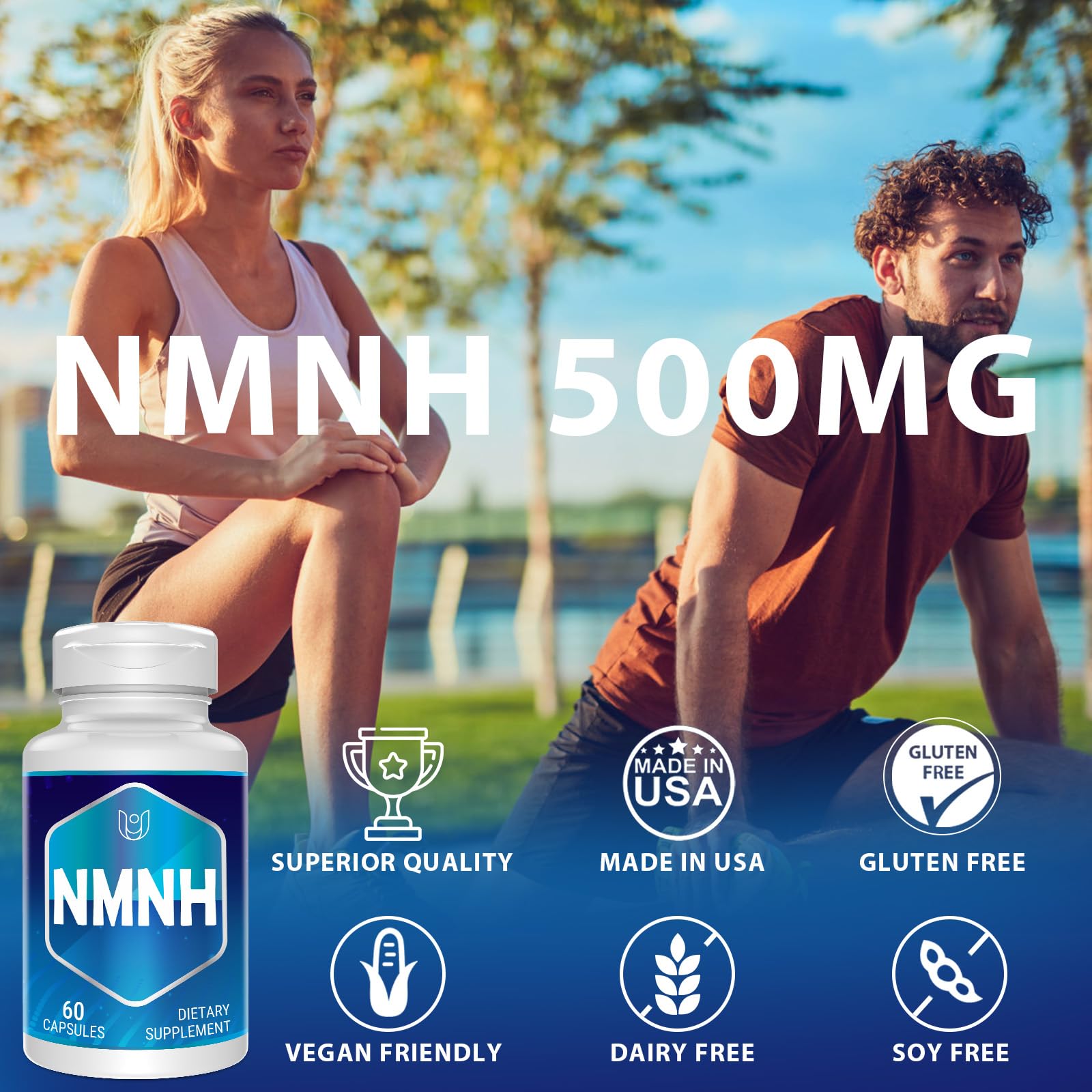 NMNH (Dihydronicotinamide Mononucleotide), NAD Supplement to Boost NAD+ Levels as We Age (May Be More Effective Than Nicotinamide Riboside), NMNH Supplement for Anti-Aging, 60 Capsules (60 Servings) Ucessuyy buy supplements canada