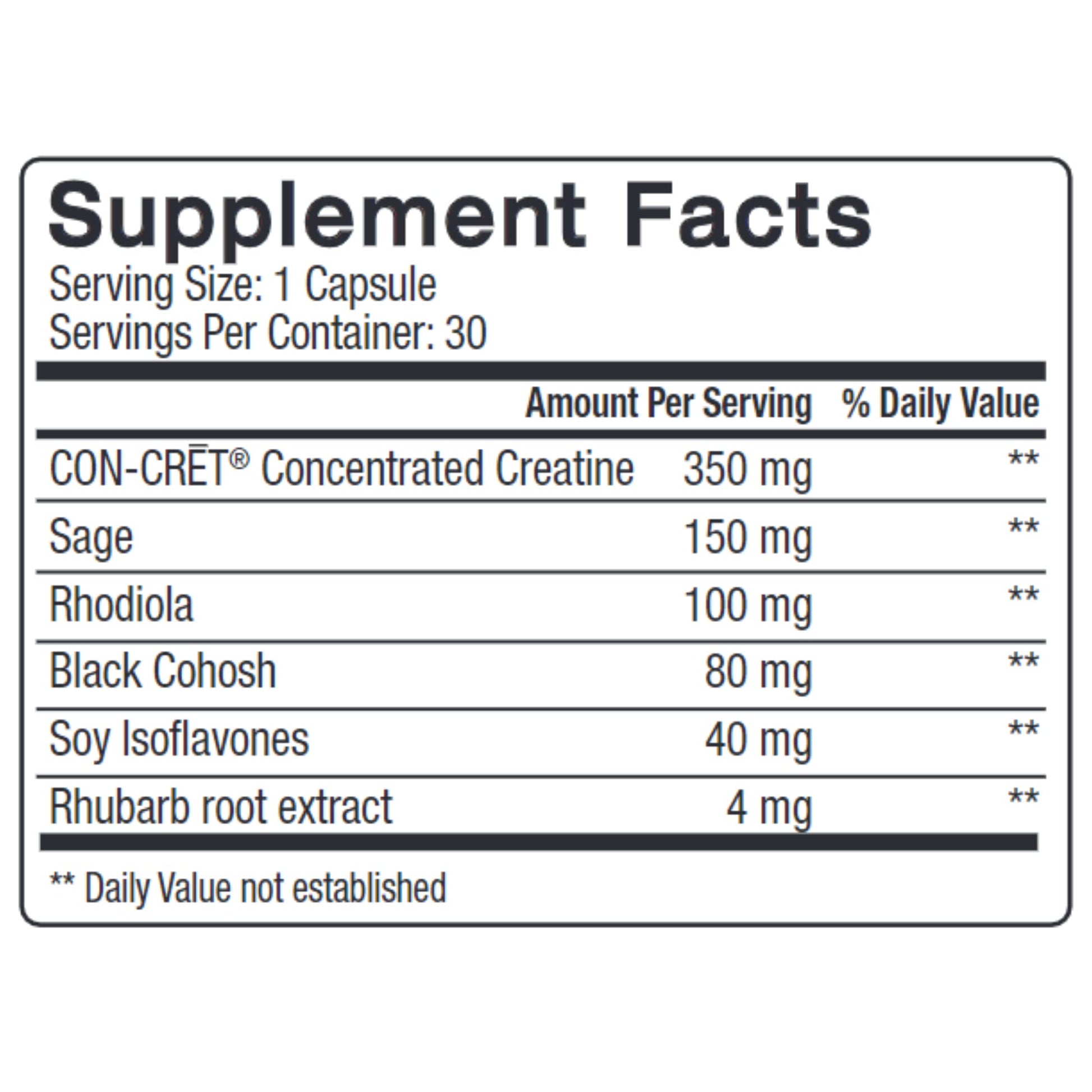 pH-D Feminine Health - Holistic Menopause Support - Oral Supplement with CON-CRET Concentrated Creatine pH-D Feminine Health Support buy supplements canada