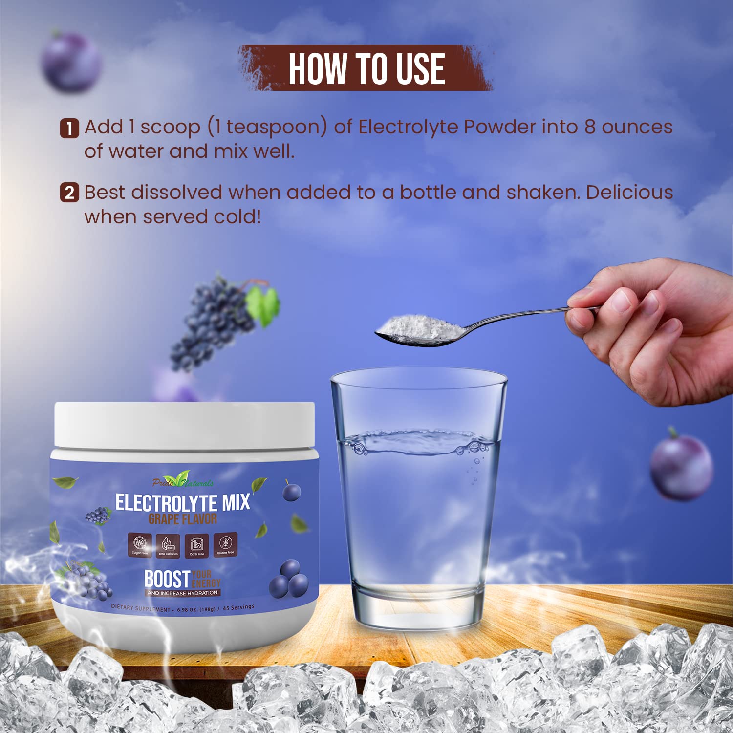 Electrolyte Powder - Refreshing Workout Recovery Electrolytes, Sugar Free, Gluten Free Pride Naturals, Inc buy supplements canada