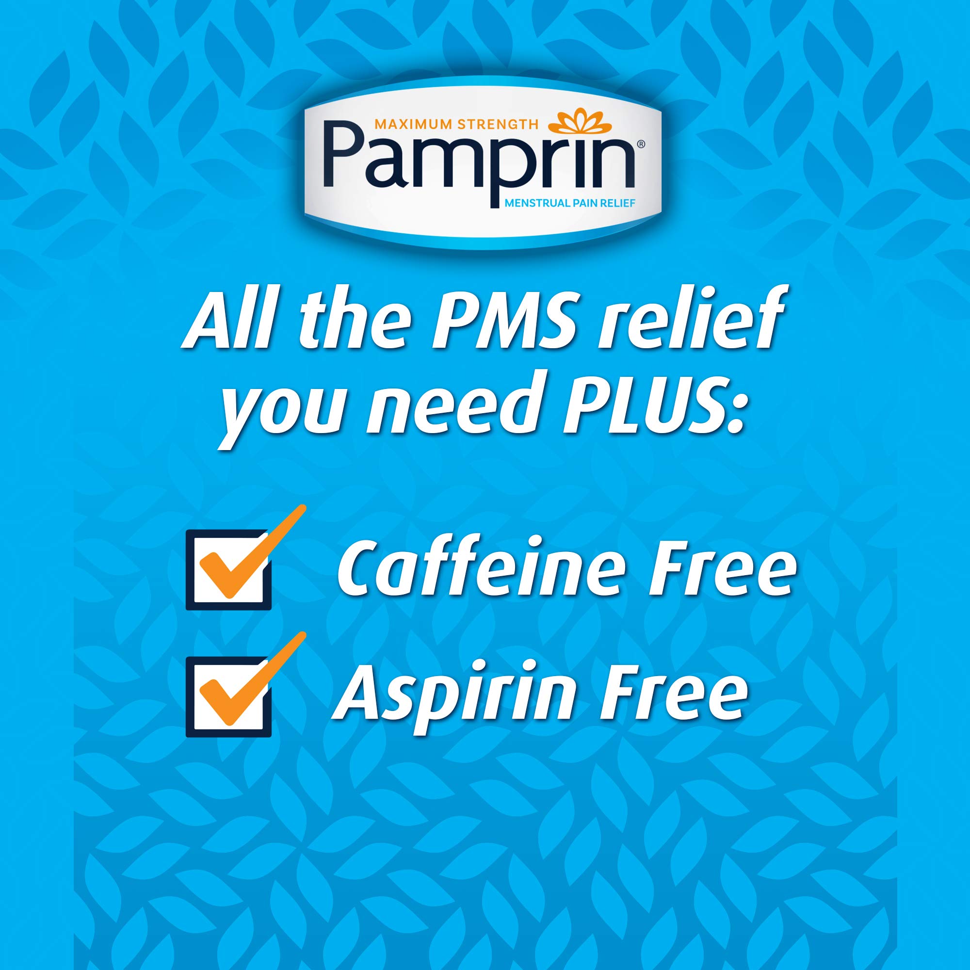 Pamprin Multi-Symptom Formula, with Acetaminophen, Menstrual Period Symptoms Relief including Cramps, Pain, Irritability and Bloating, 40 Caplets (Pack of 5) Pamprin buy supplements canada