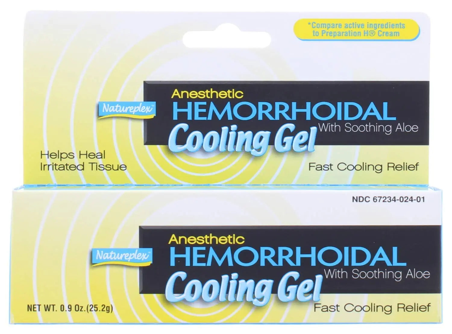 Natureplex Anesthetic Hemorrhoidal Cooling Gel 0.9 oz (2 Pack) – Witch Hazel & Phenylephrine, Soothing Aloe Formula for Temporary Itching, Burning & Swelling Relief - Made in USA Natureplex buy supplements canada