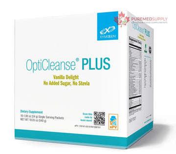XYMOGEN OptiCleanse Plus - Gut Cleanse Powder - B Vitamins, Plant-Based Protein - Gluten-Free, Sugar-Free & Vegan - Vanilla Delight Flavor - 10 Servings XYMOGEN buy supplements canada
