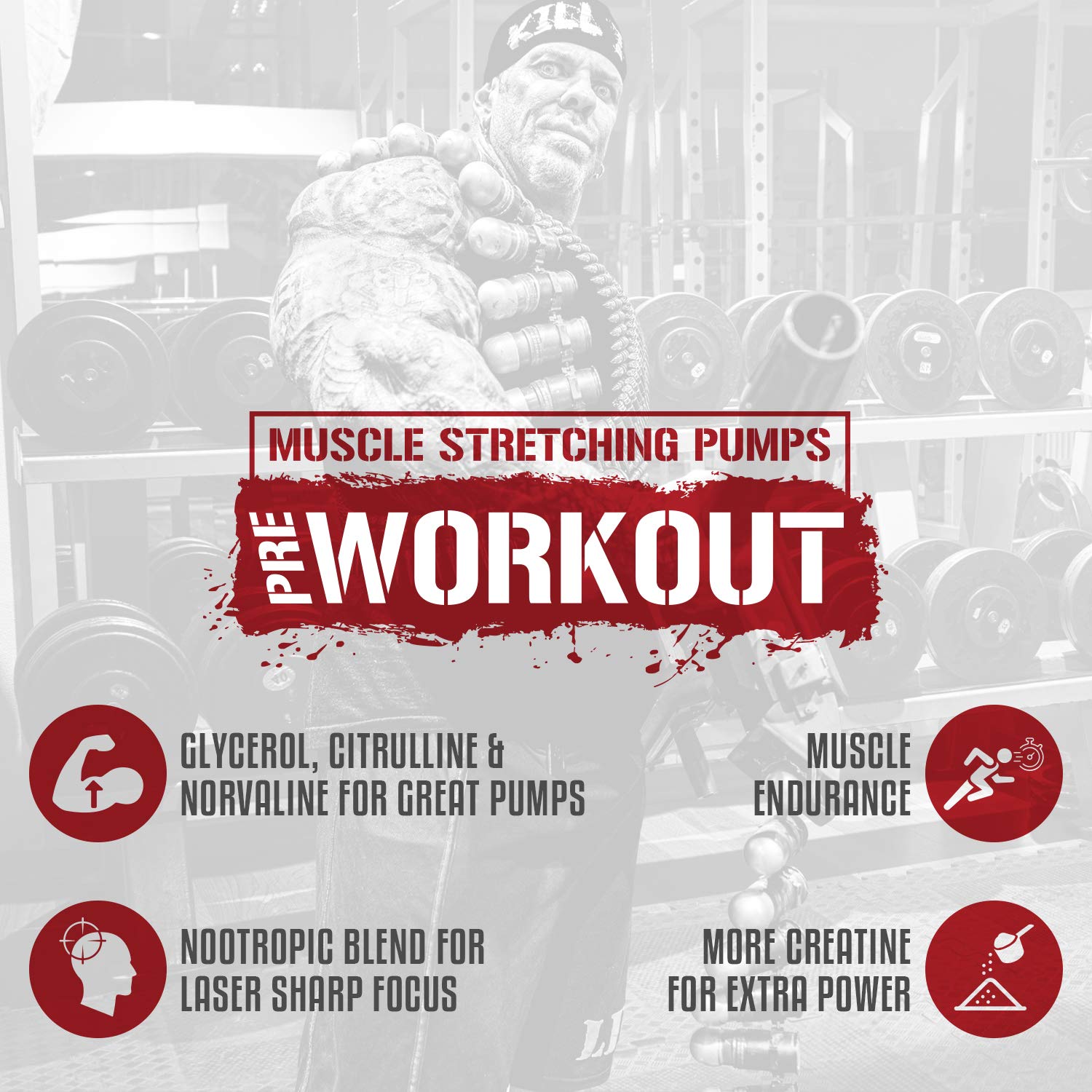 5% Nutrition Rich Piana Kill It Reloaded High Stim Pre-Workout | Ultra Energy, Focus 5% Nutrition buy supplements canada