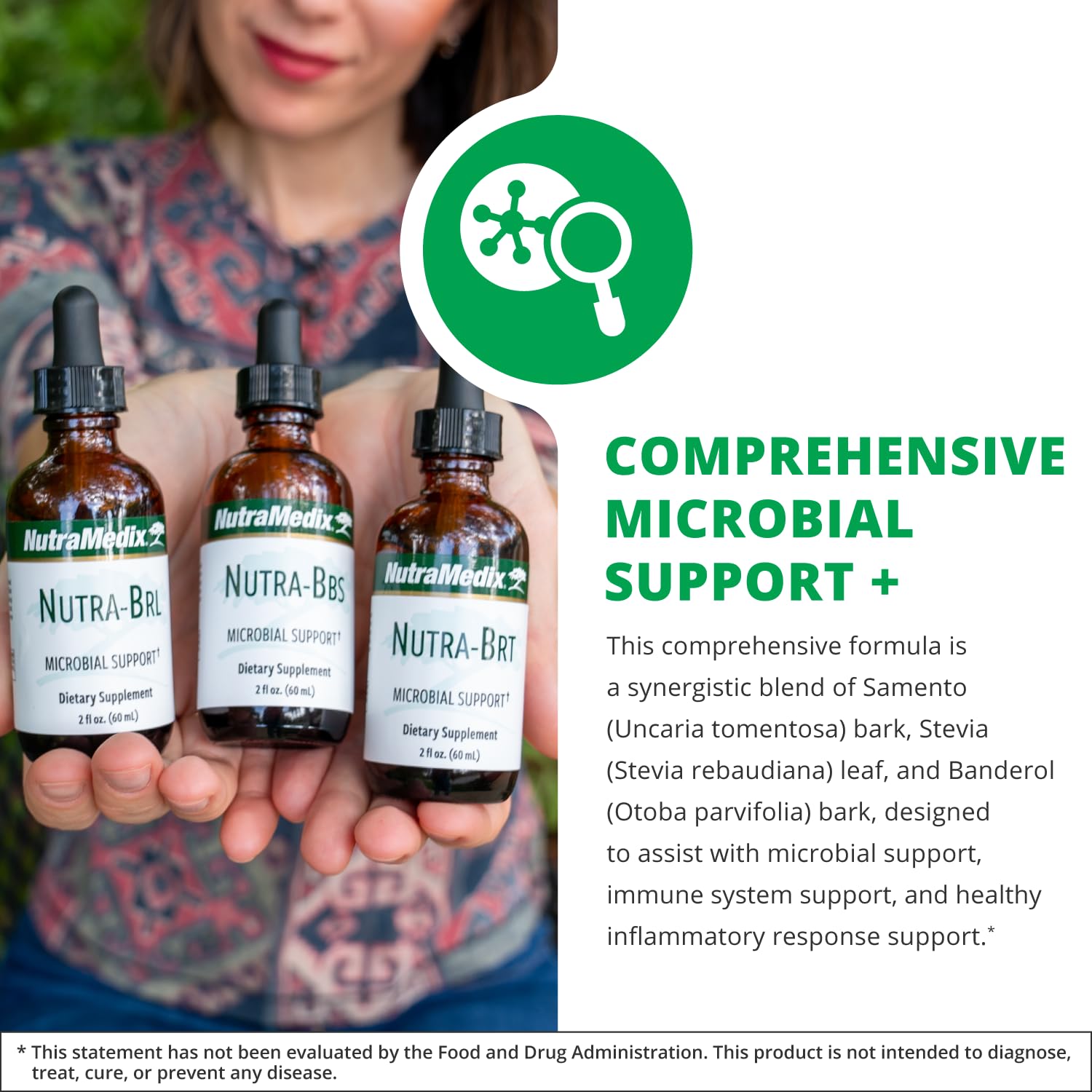 Nutramedix Nutra BRL - Liquid Herbal Supplement for Gut Health & Immune Support - Samento & Banderol for Digestive Health - Immune System Booster Supplement (60mL) NutraMedix buy supplements canada