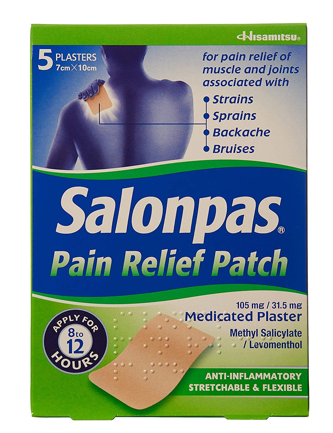 Salonpas Pain Relief Patches 5 Each Salonpas buy supplements canada