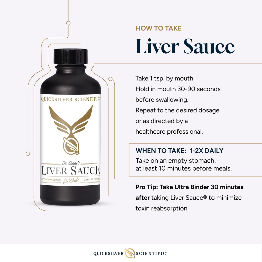 Quicksilver Scientific Liver Sauce - Liposomal Liver Detox with DIM, Quercetin, Lipoic Acid, Milk Thistle and Dandelion Root Supplement - Supports Bile & Toxin Momentum (100 ml / 3.38 oz) Quicksilver Scientific buy supplements canada