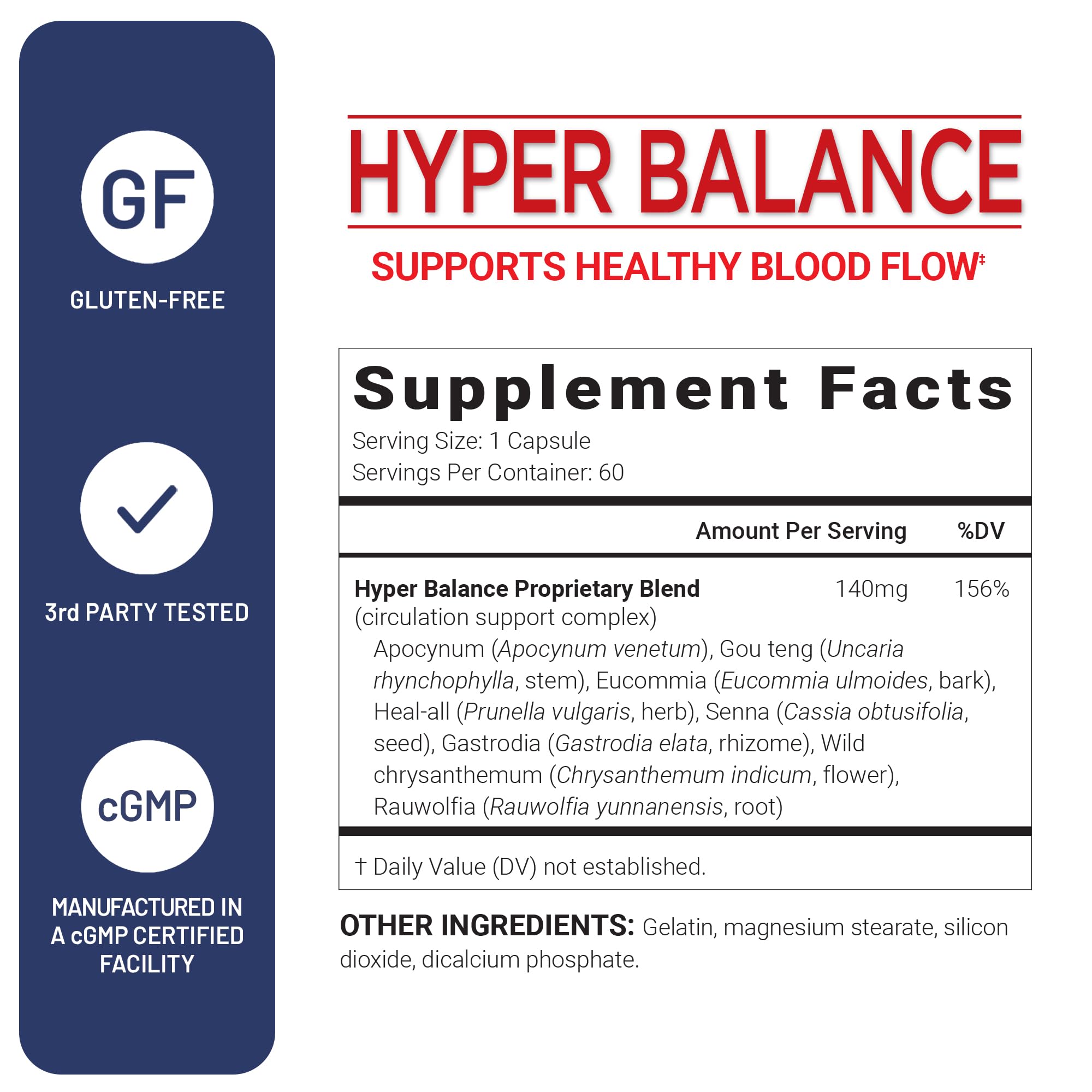 U.S. Doctors’ Clinical HyperBalance Herbal Support for Liver with Eucommia Bark, Senna, Wild Chrysanthemum to Promote Regulation (1 Month Supply – 60 Capsules) U.S.DOCTORS'CLINICAL buy supplements canada