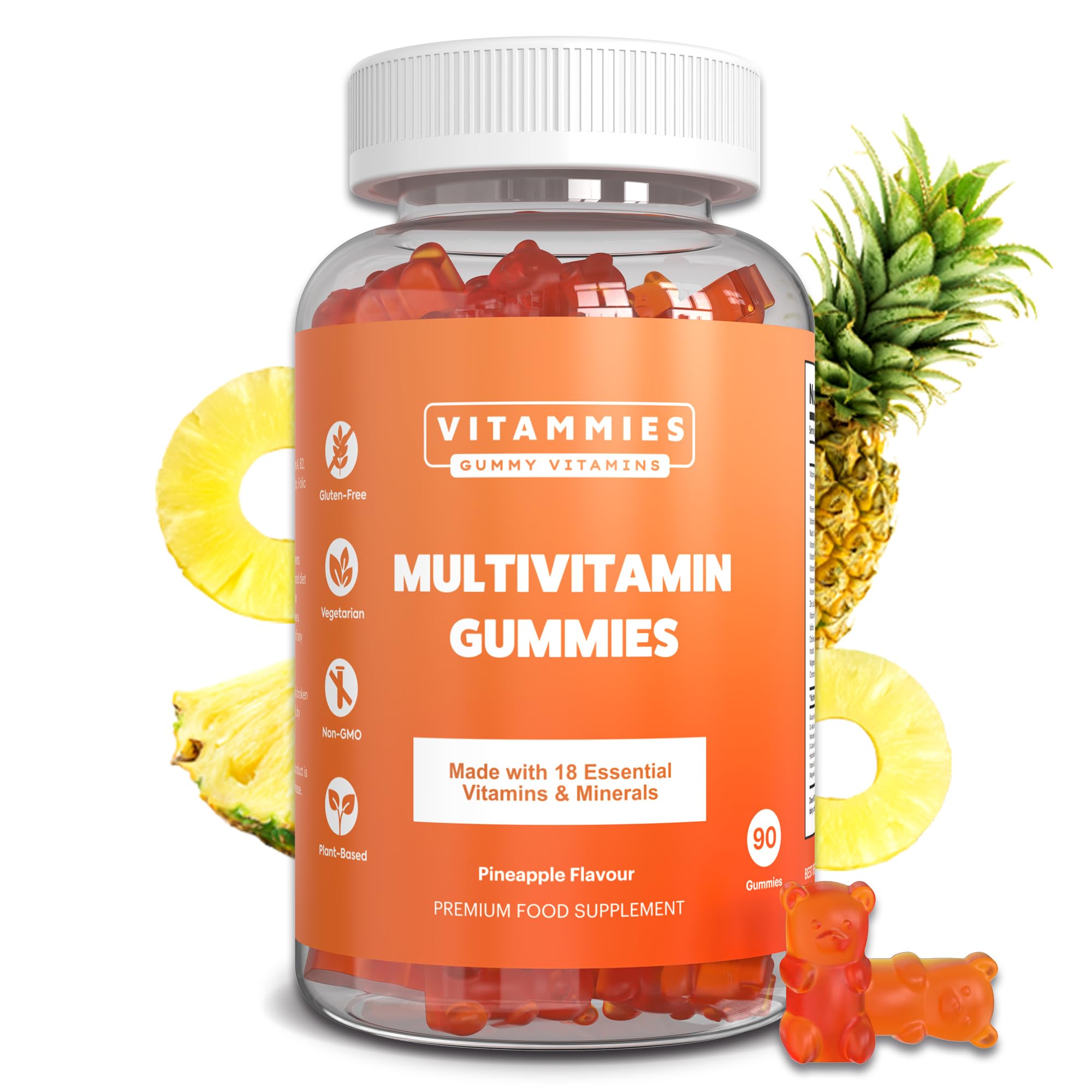 Multivitamin Gummies for Women & Men - 3 Months Supply - 18 Multivitamins & Minerals Vitammies buy supplements canada
