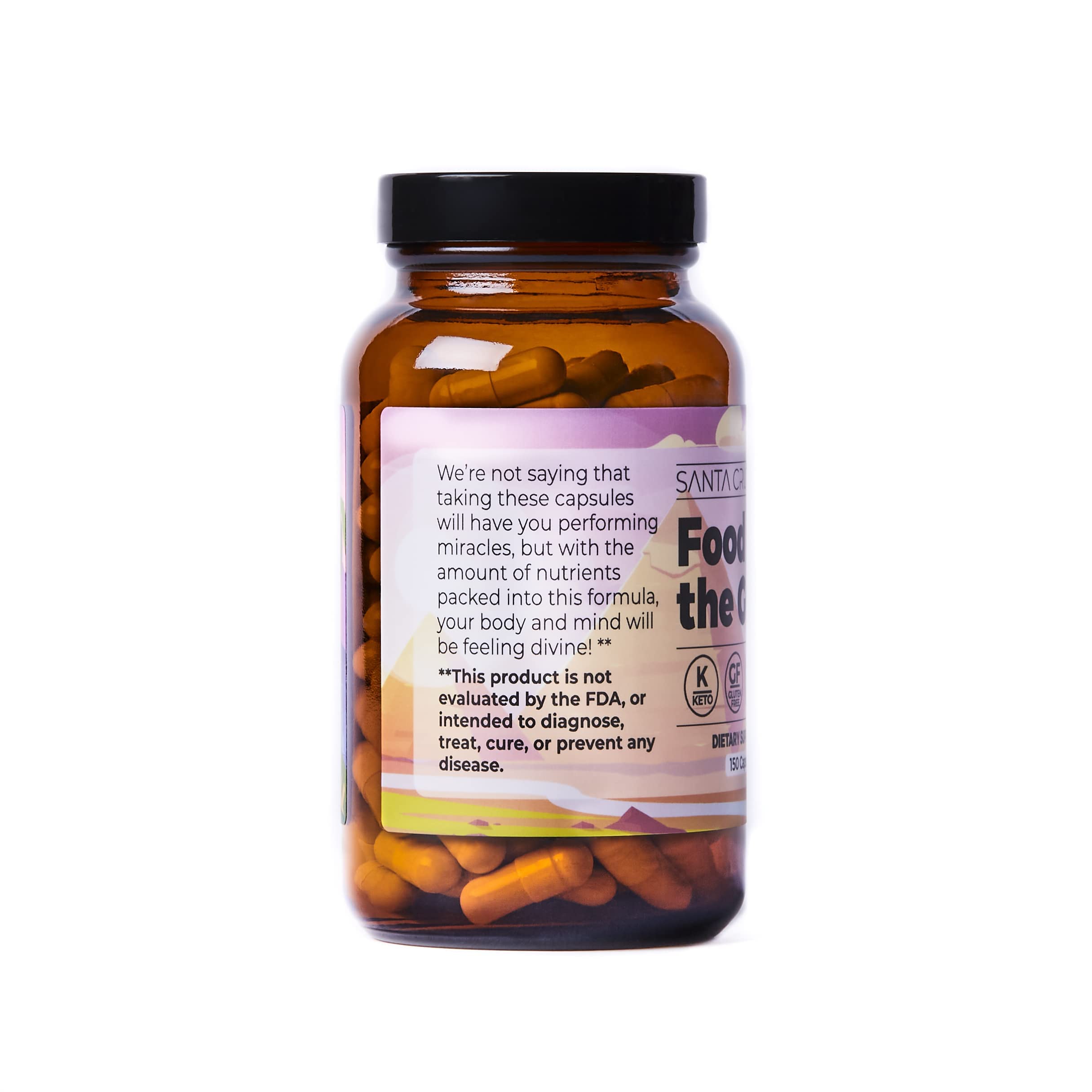 Santa Cruz Paleo, Food of the Gods Grass Fed Beef Organ Supplement for Men and Women, with Collagen, Maca Root, Colostrum, Bone Broth, Iron, Vitamin B12, Gluten Free, Keto Friendly, 30 Servings Santa Cruz Paleo buy supplements canada