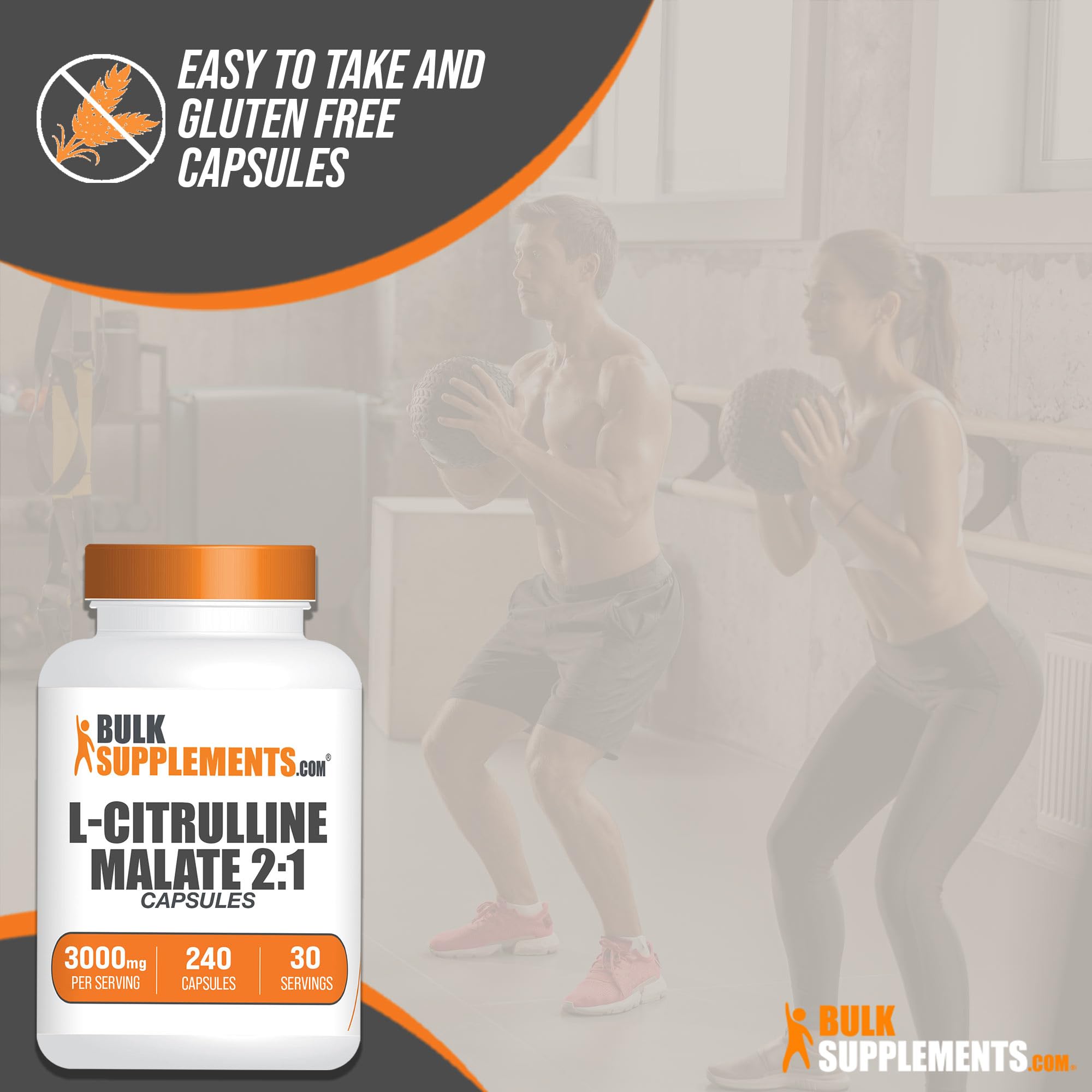 BULKSUPPLEMENTS.COM L-Citrulline Malate Capsules - Citrulline Malate 3000mg BULKSUPPLEMENTS.COM buy supplements canada