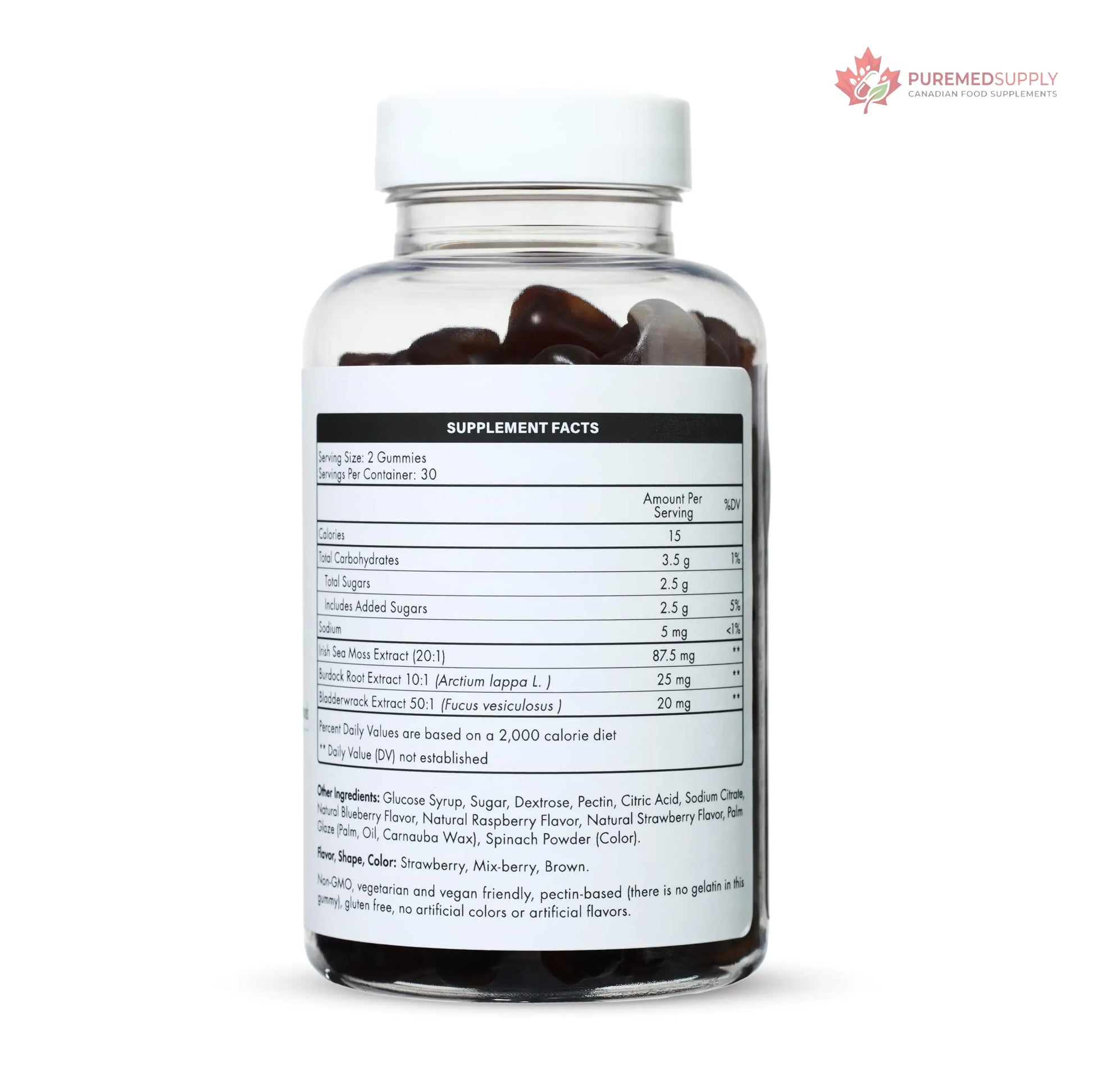 The EverÉ Natural Alchemy Sea Moss with Bladderwrack & Burdock Root – Vegan, Plant-Based Gummies with Minerals & Botanicals – Mixed-Berry Flavor, Non-GMO & Gluten-Free The EverÉ Natural Alchemy buy supplements canada