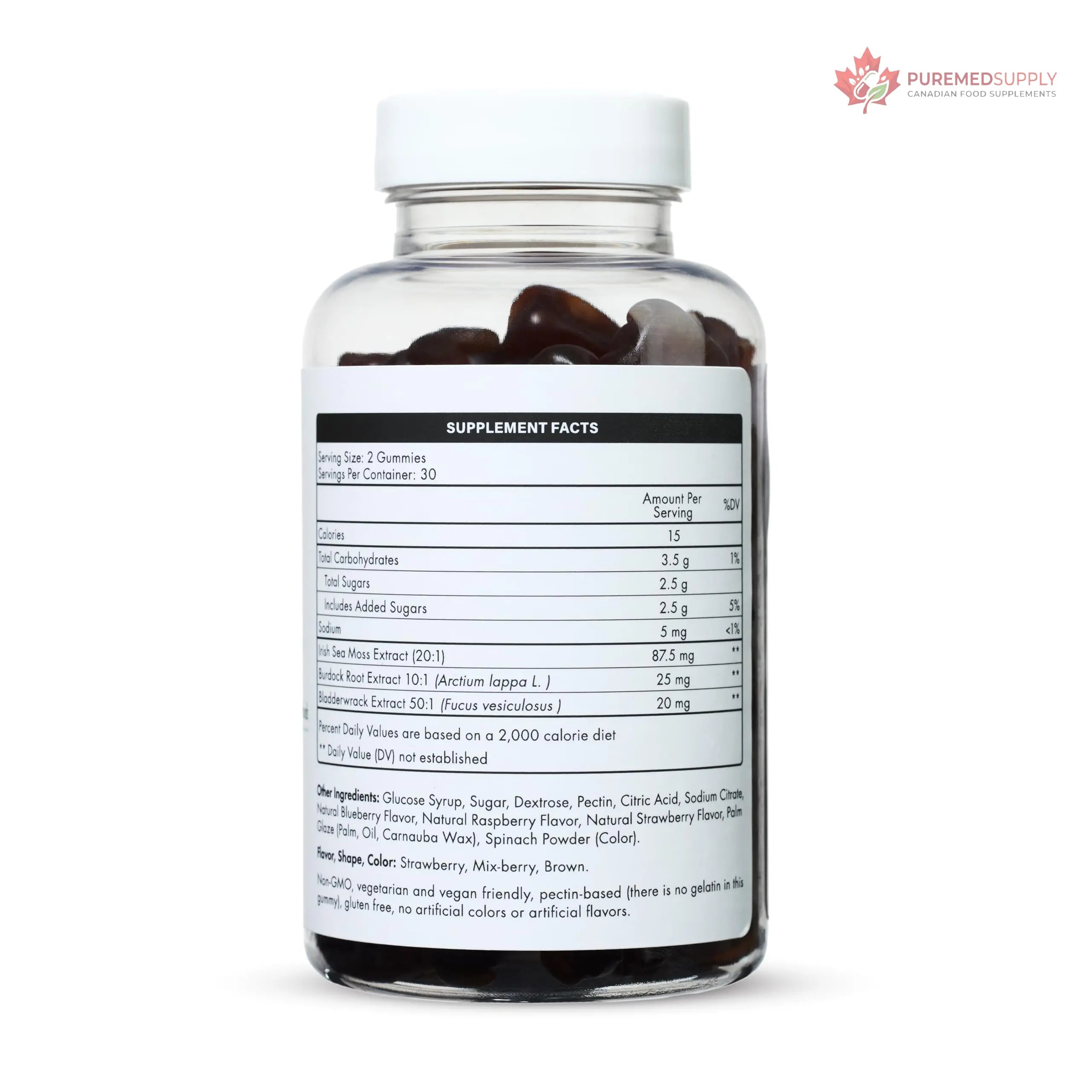 The EverÉ Natural Alchemy Sea Moss with Bladderwrack & Burdock Root – Vegan, Plant-Based Gummies with Minerals & Botanicals – Mixed-Berry Flavor, Non-GMO & Gluten-Free The EverÉ Natural Alchemy buy supplements canada