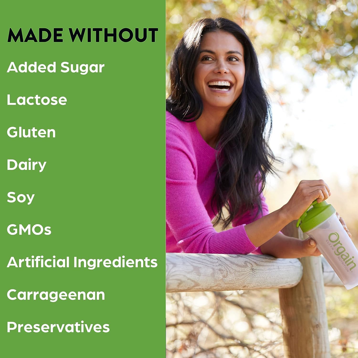 Orgain Organic Vegan Meal Replacement Protein Powder, Vanilla Bean - 20g Plant Based Protein Orgain buy supplements canada