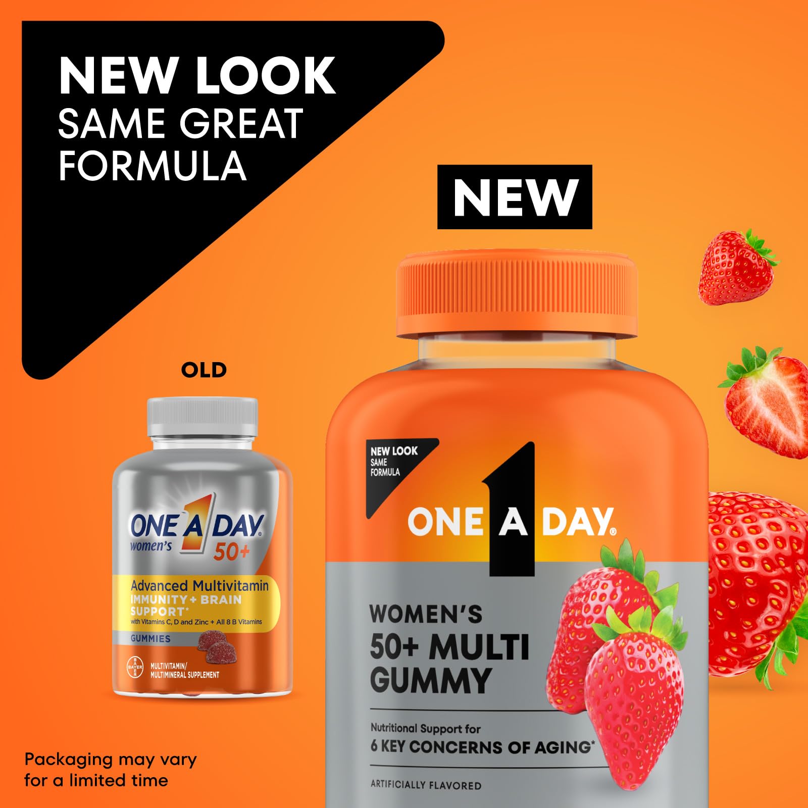 One A Day Multivitamin for Women 50 and Over, Women's Multivitamin Gummy 50 plus for Immune Support ONE A DAY buy supplements canada